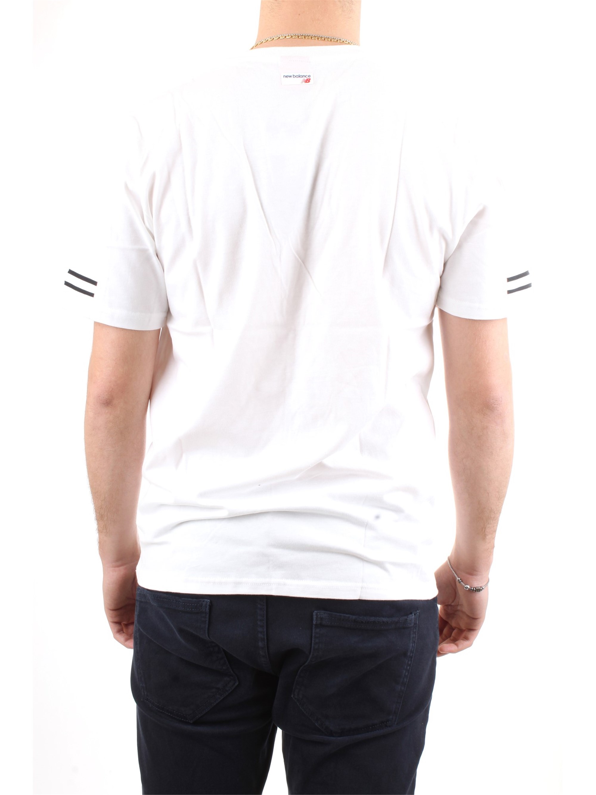 NEW BALANCE MT91531 White Clothing Man T-Shirt/Polo NEW BALANCE MT91531 White Clothing Man T-Shirt/Polo