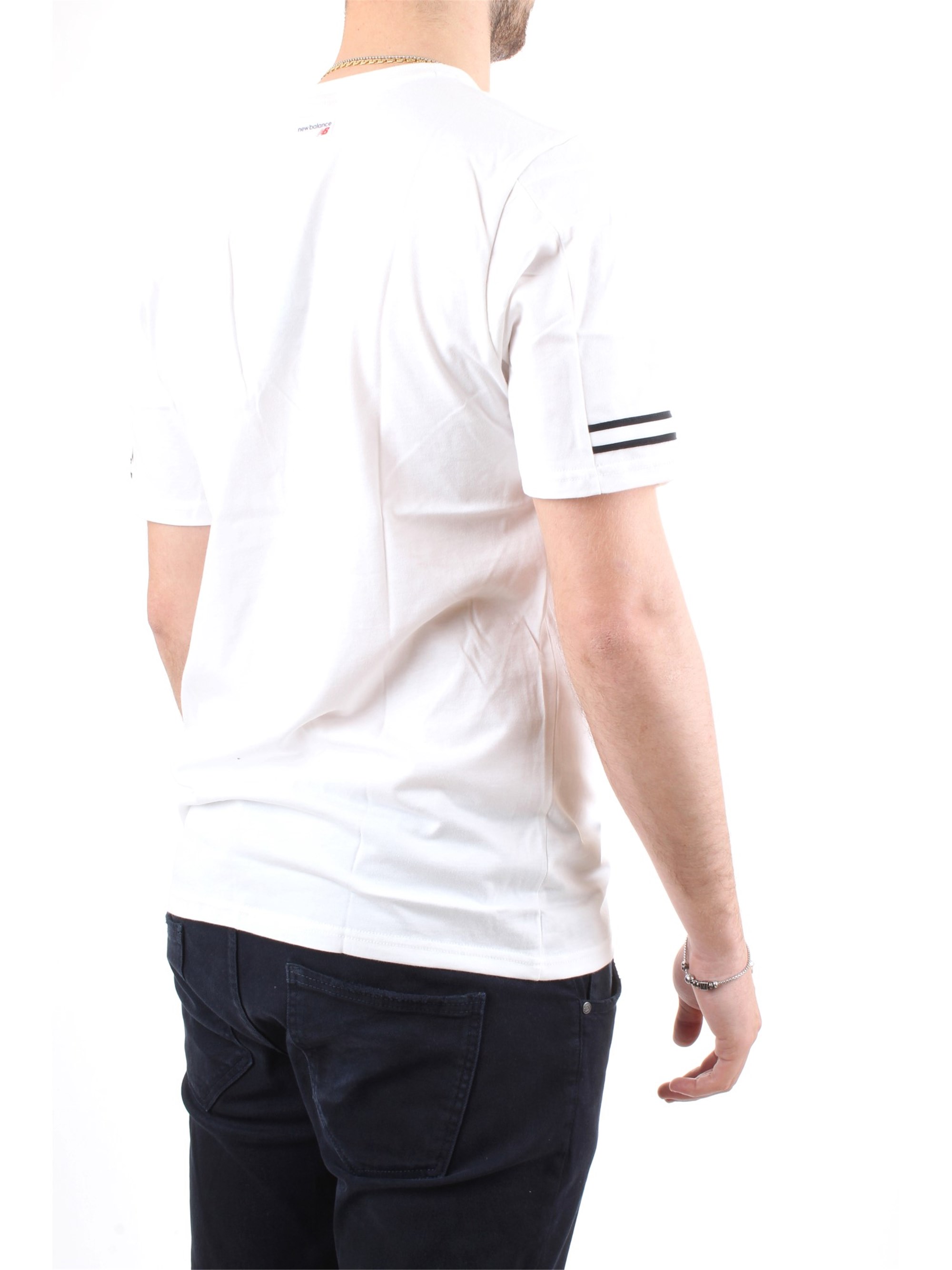 NEW BALANCE MT91531 White Clothing Man T-Shirt/Polo NEW BALANCE MT91531 White Clothing Man T-Shirt/Polo