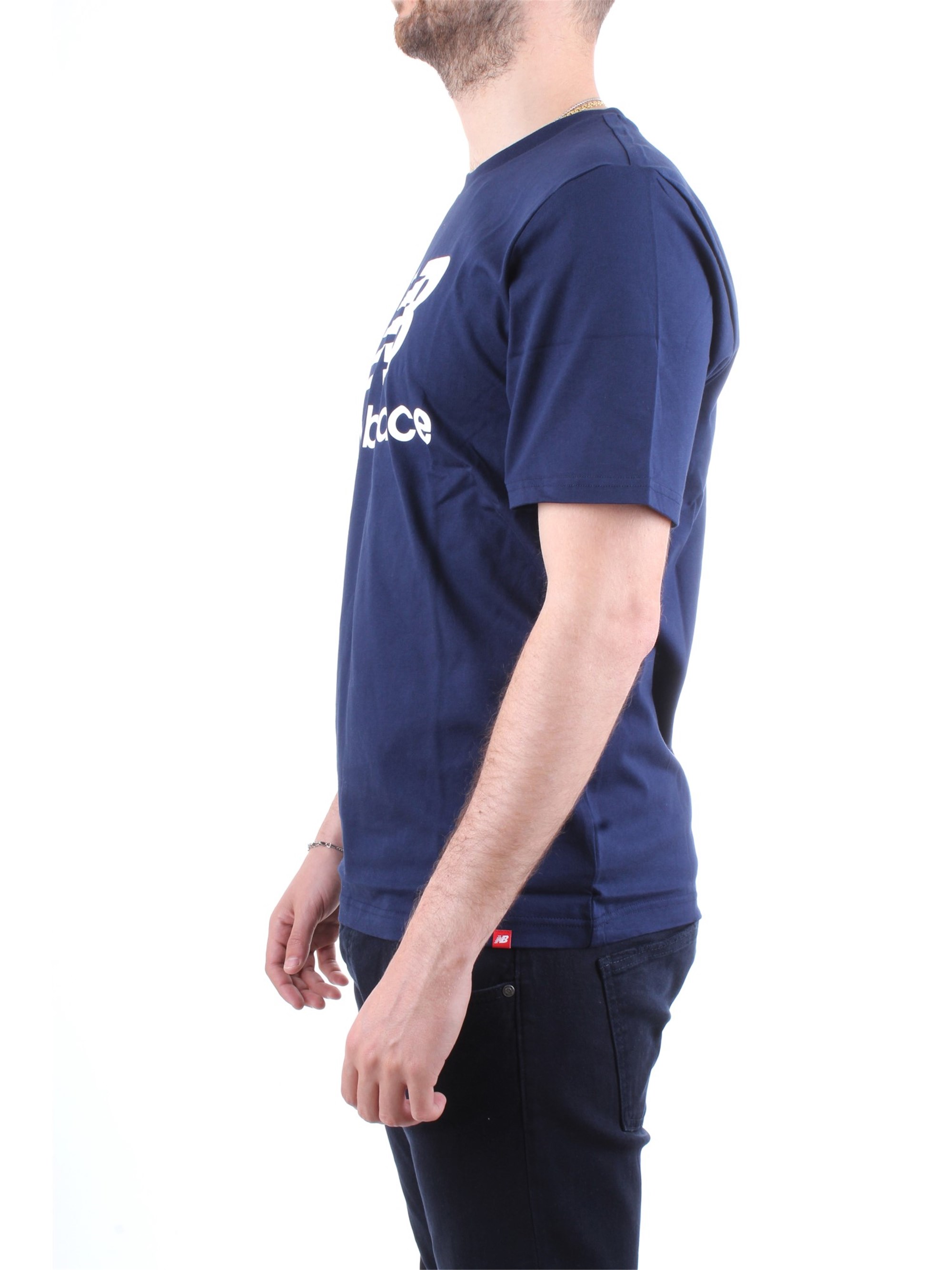 NEW BALANCE MT91546 Blue Clothing Man T-Shirt/Polo NEW BALANCE MT91546 Blue Clothing Man T-Shirt/Polo
