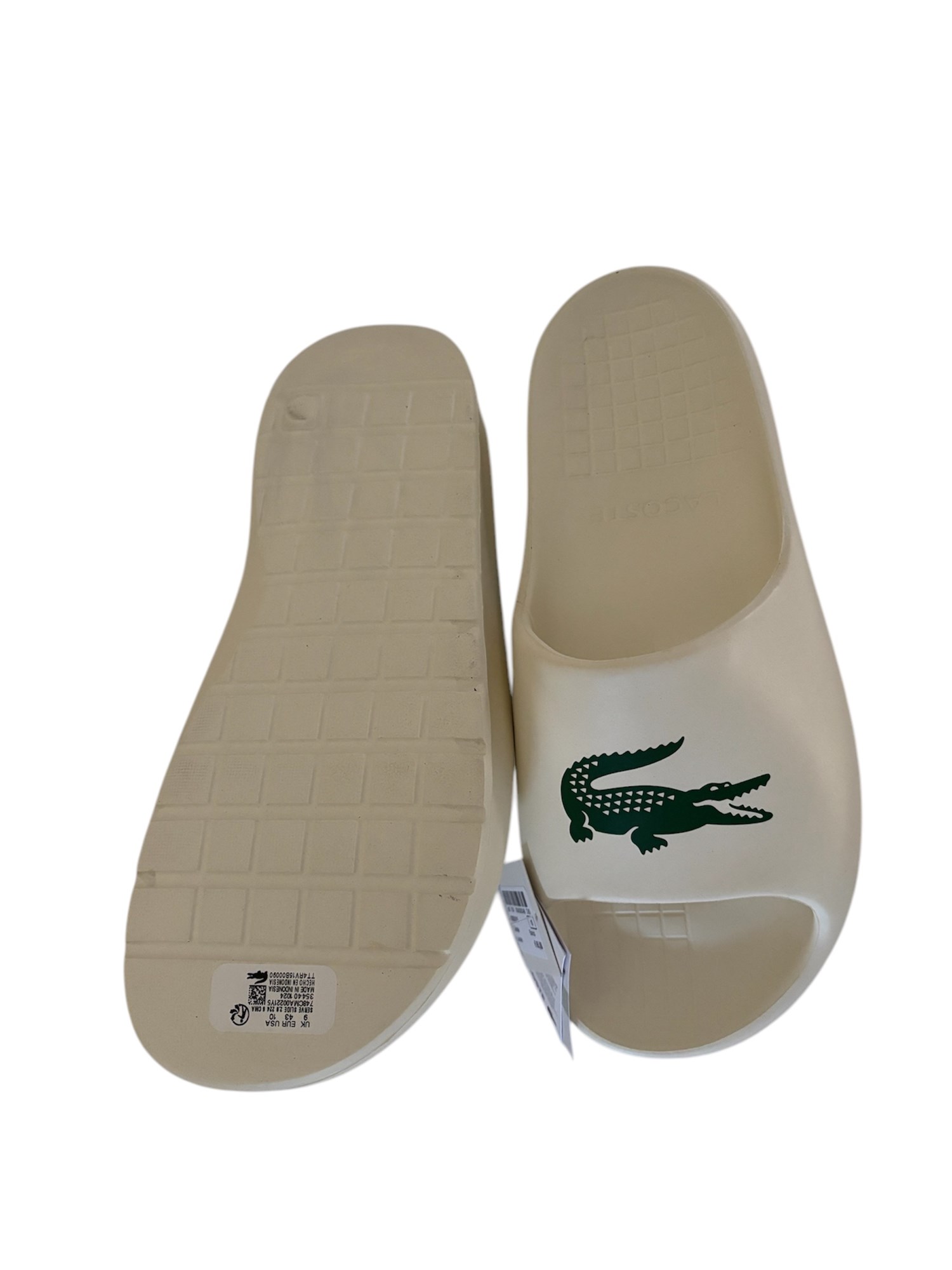 Lacoste 748CMA00221Y5 Bianco Scarpe Unisex Ciabatte Lacoste 748CMA00221Y5 Bianco Scarpe Unisex Ciabatte
