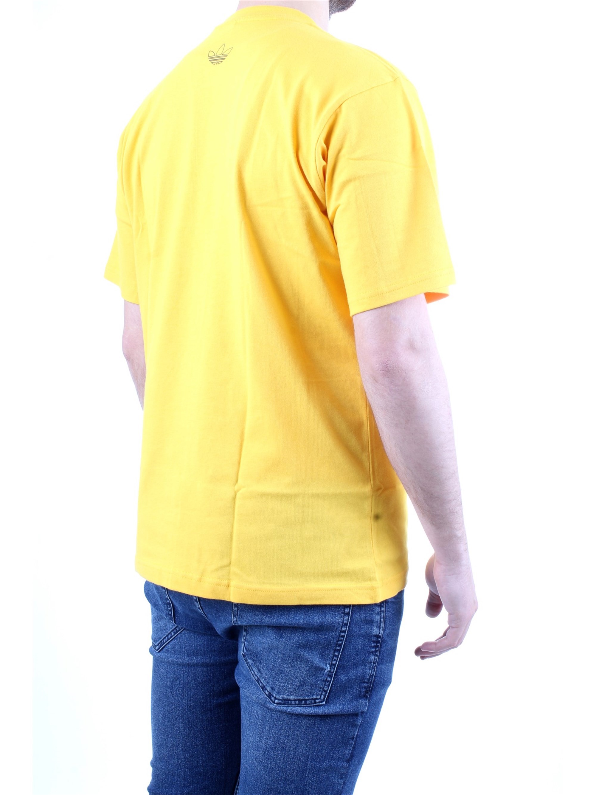 ADIDAS ORIGINALS DV32 Yellow Clothing Man T-Shirt/Polo ADIDAS ORIGINALS DV32 Yellow Clothing Man T-Shirt/Polo