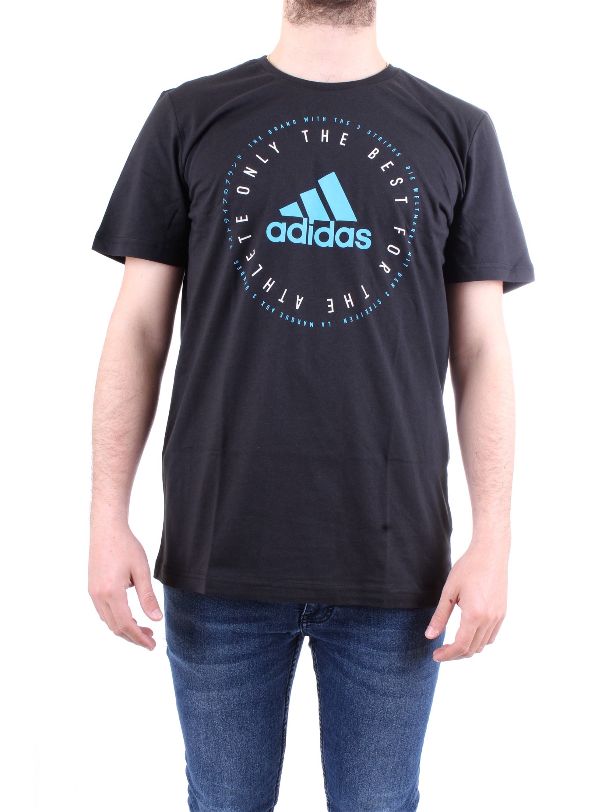 ADIDAS ORIGINALS DV3099 Black Clothing Man T-Shirt/Polo ADIDAS ORIGINALS DV3099 Black Clothing Man T-Shirt/Polo