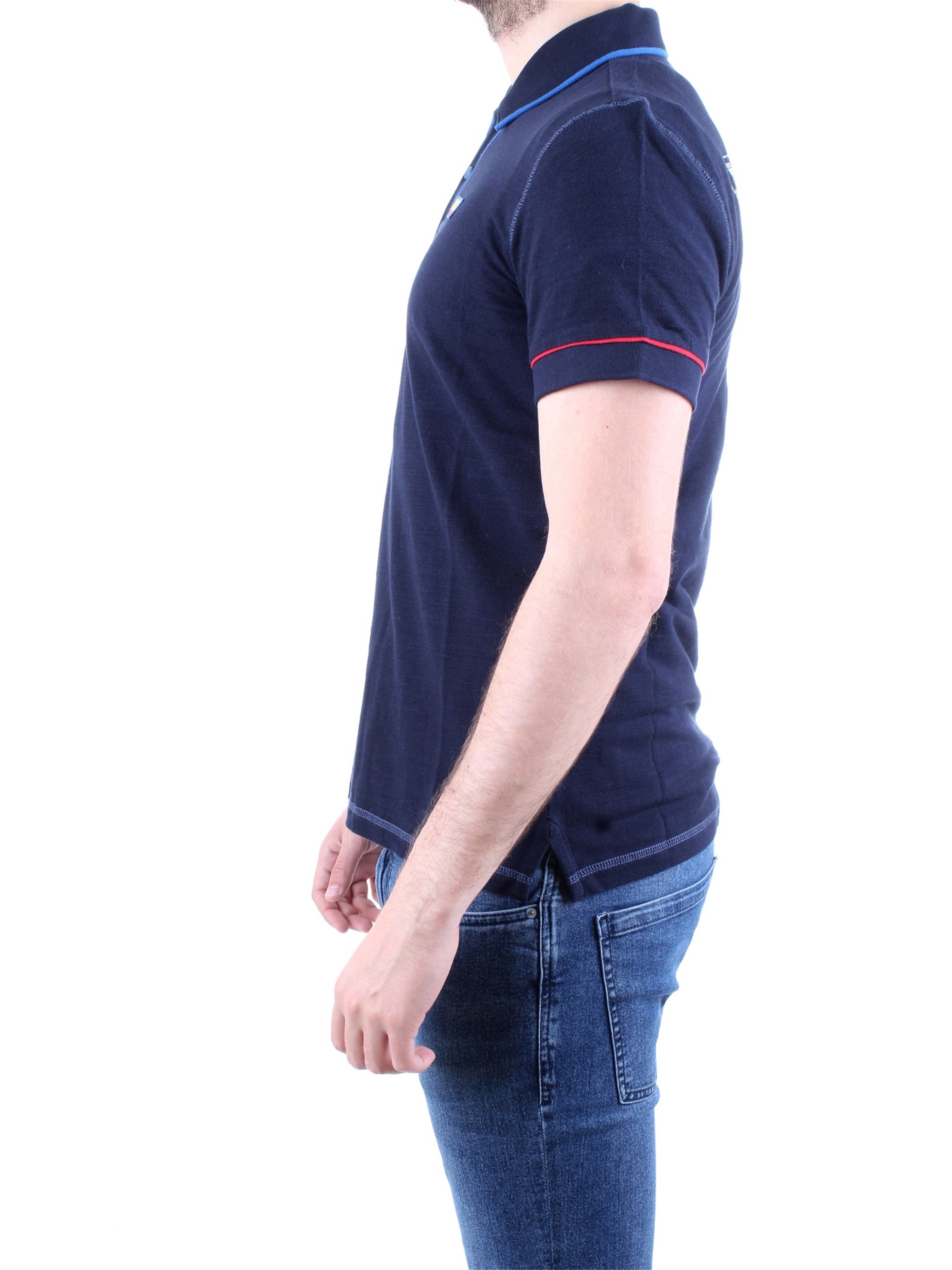 NAPAPIJRI N0YIG0 Blue Clothing Man Polo shirt NAPAPIJRI N0YIG0 Blue Clothing Man Polo shirt