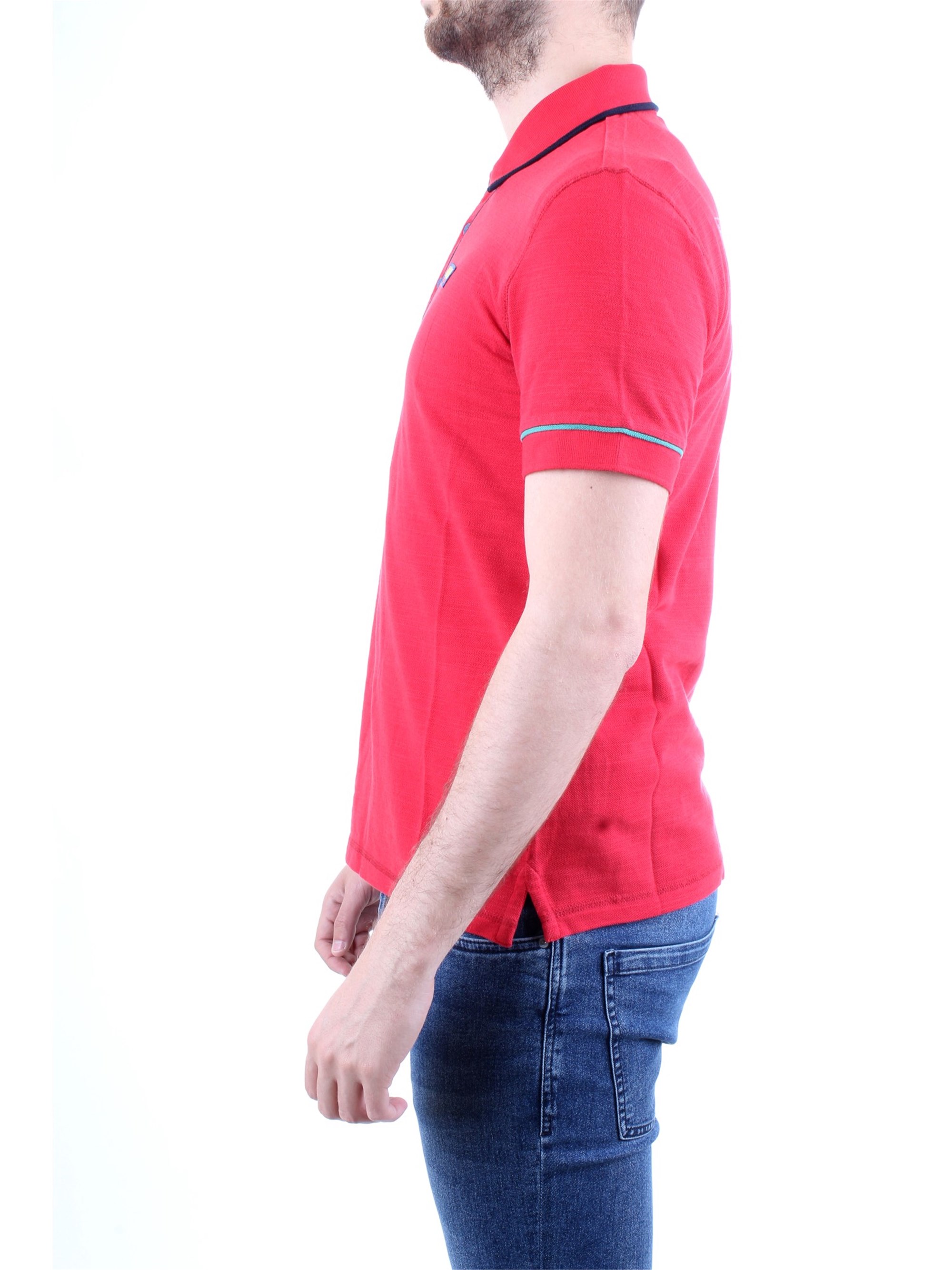 NAPAPIJRI N0YIG0 Red Clothing Man Polo shirt NAPAPIJRI N0YIG0 Red Clothing Man Polo shirt