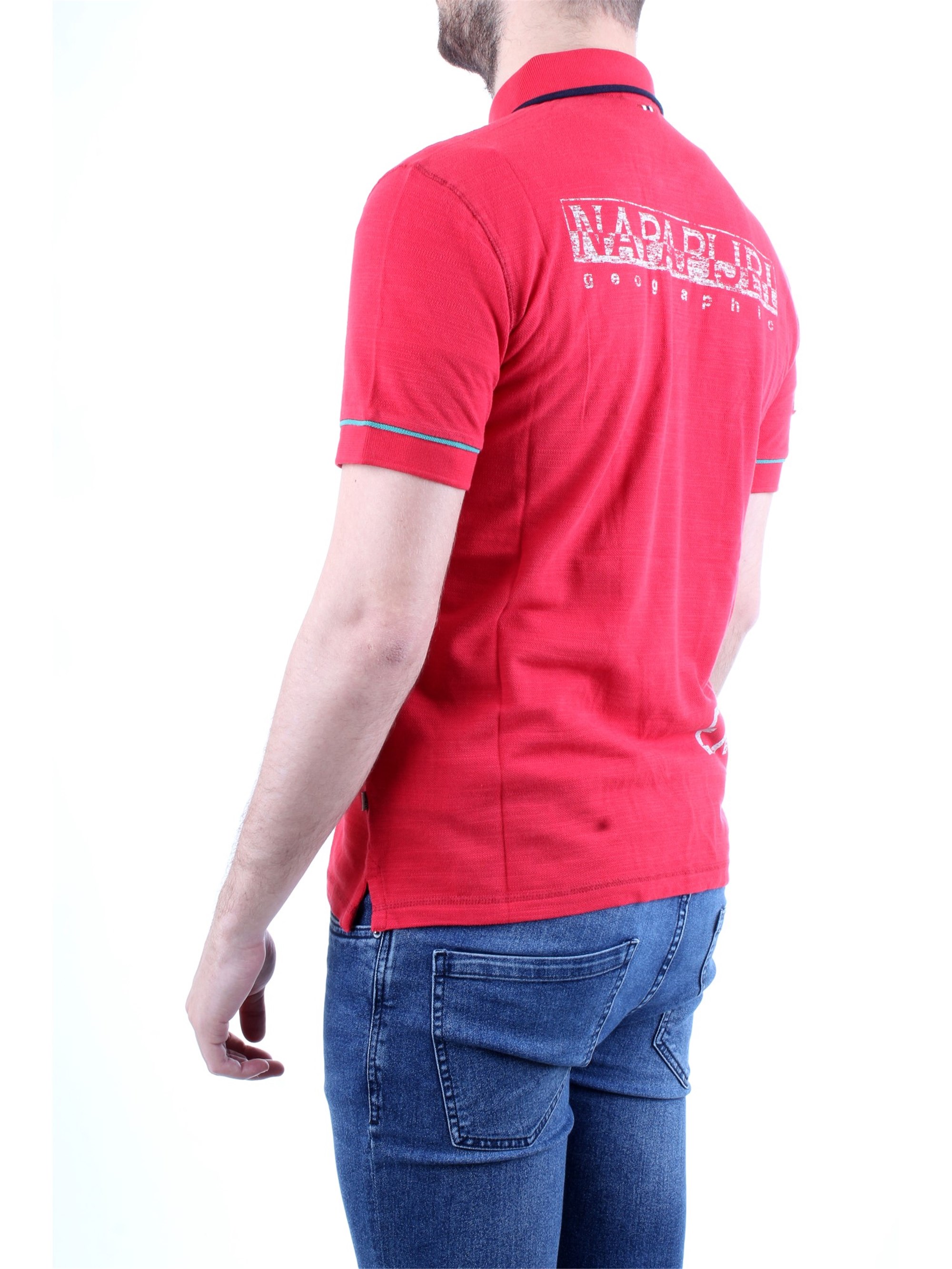 NAPAPIJRI N0YIG0 Red Clothing Man Polo shirt NAPAPIJRI N0YIG0 Red Clothing Man Polo shirt