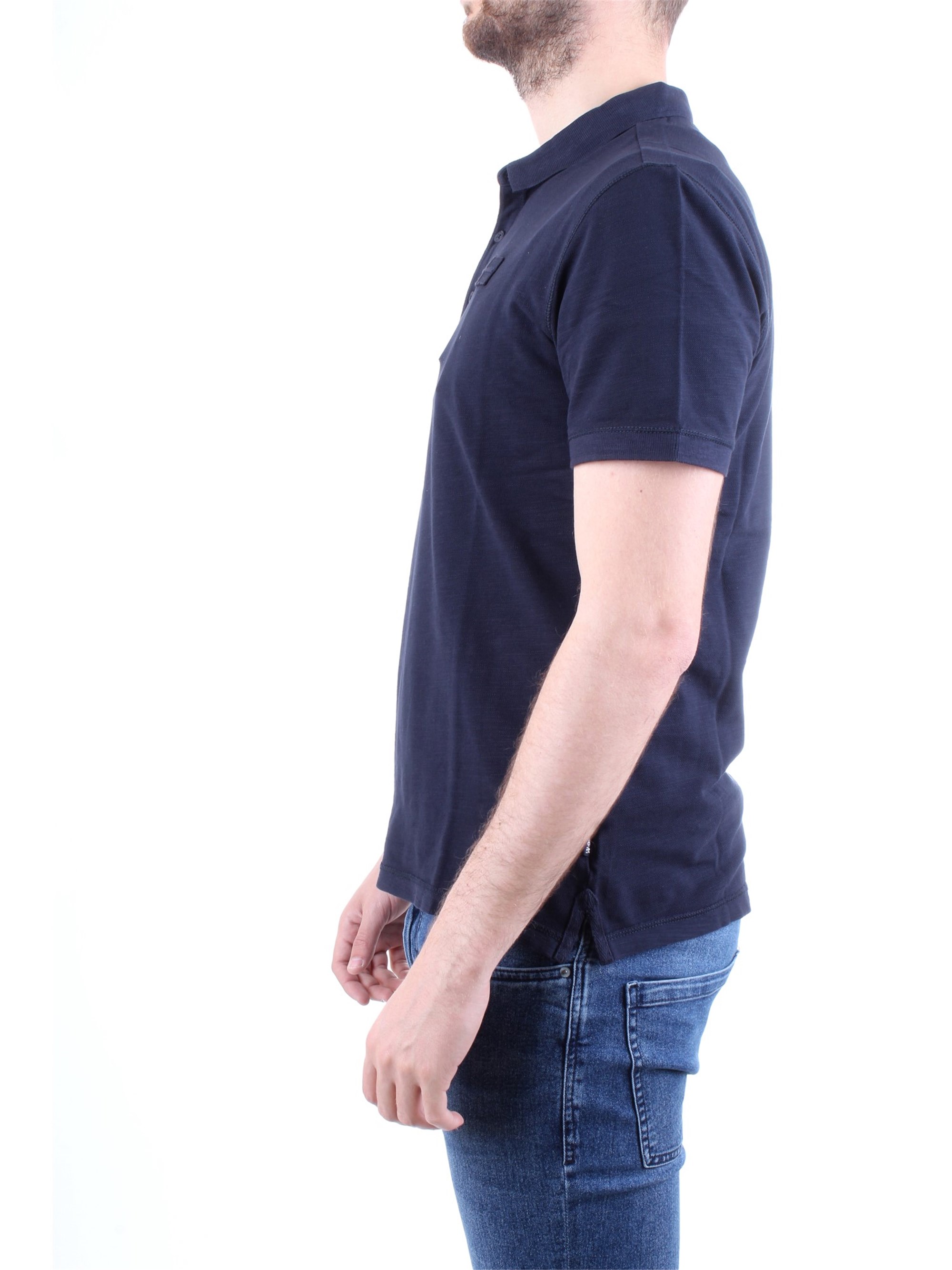 NAPAPIJRI N0YIFY Blue Clothing Man Polo shirt NAPAPIJRI N0YIFY Blue Clothing Man Polo shirt