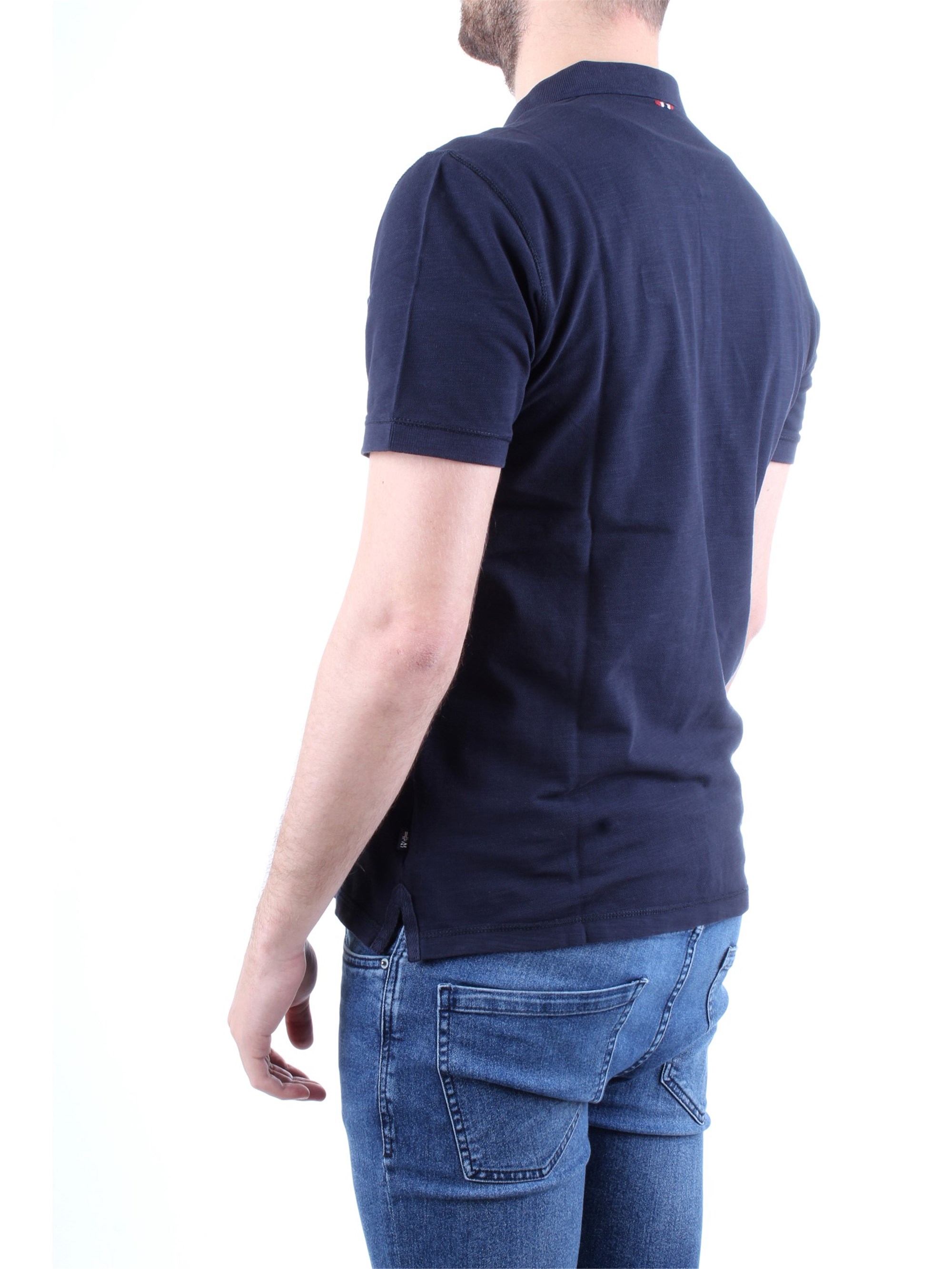 NAPAPIJRI N0YIFY Blue Clothing Man Polo shirt NAPAPIJRI N0YIFY Blue Clothing Man Polo shirt