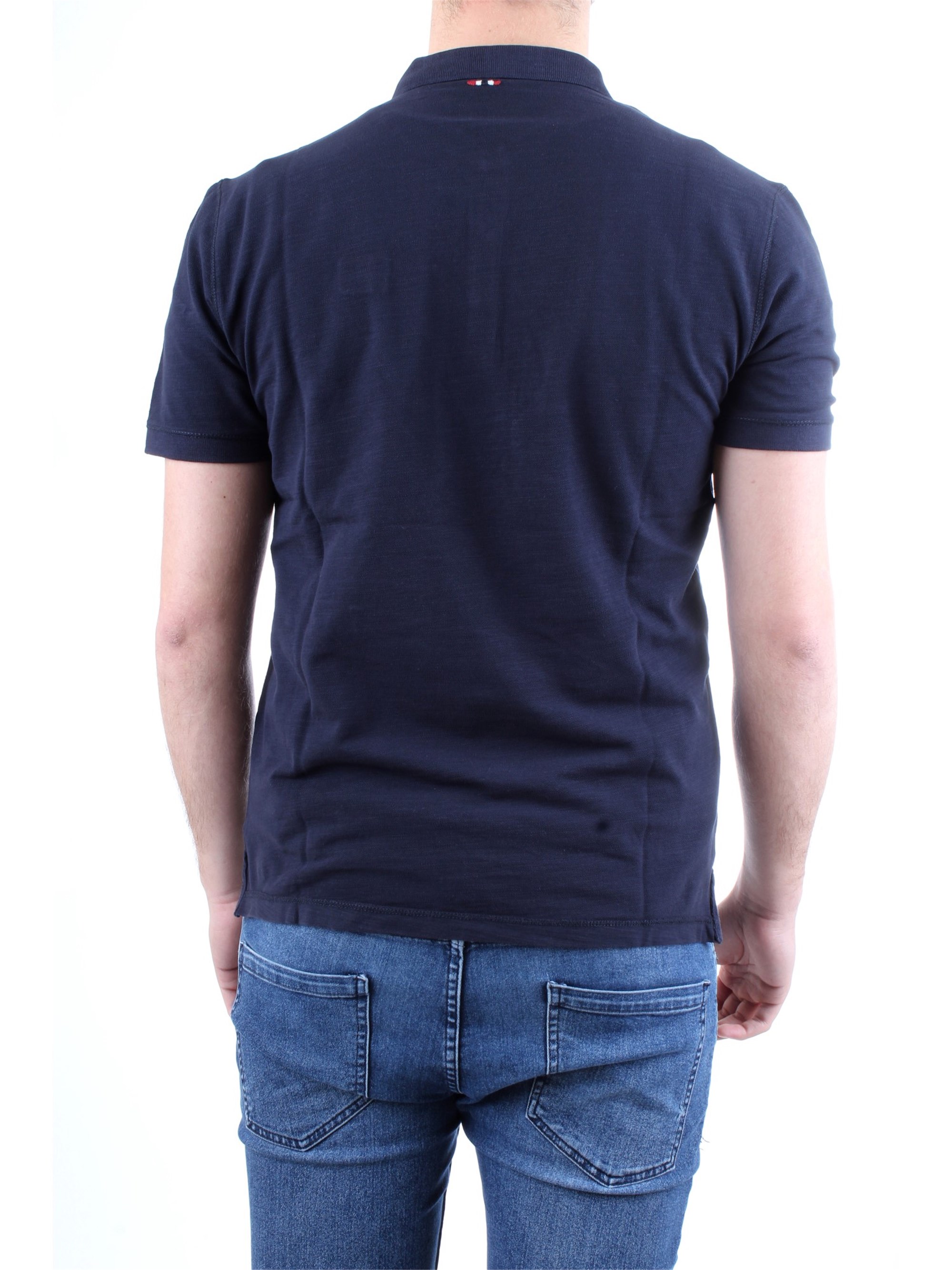 NAPAPIJRI N0YIFY Blue Clothing Man Polo shirt NAPAPIJRI N0YIFY Blue Clothing Man Polo shirt