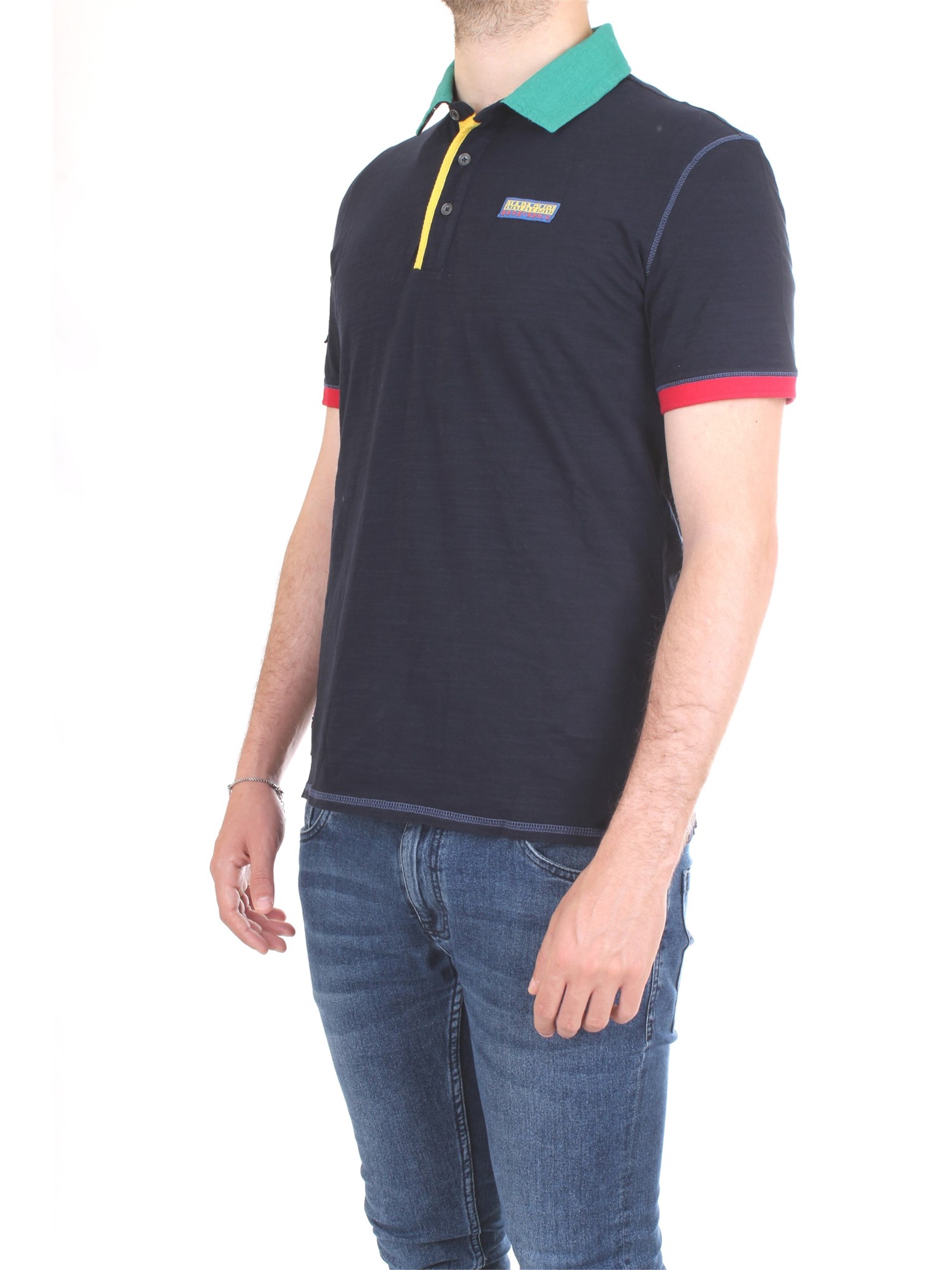 NAPAPIJRI N0YIG1 Blue Clothing Man Polo shirt NAPAPIJRI N0YIG1 Blue Clothing Man Polo shirt