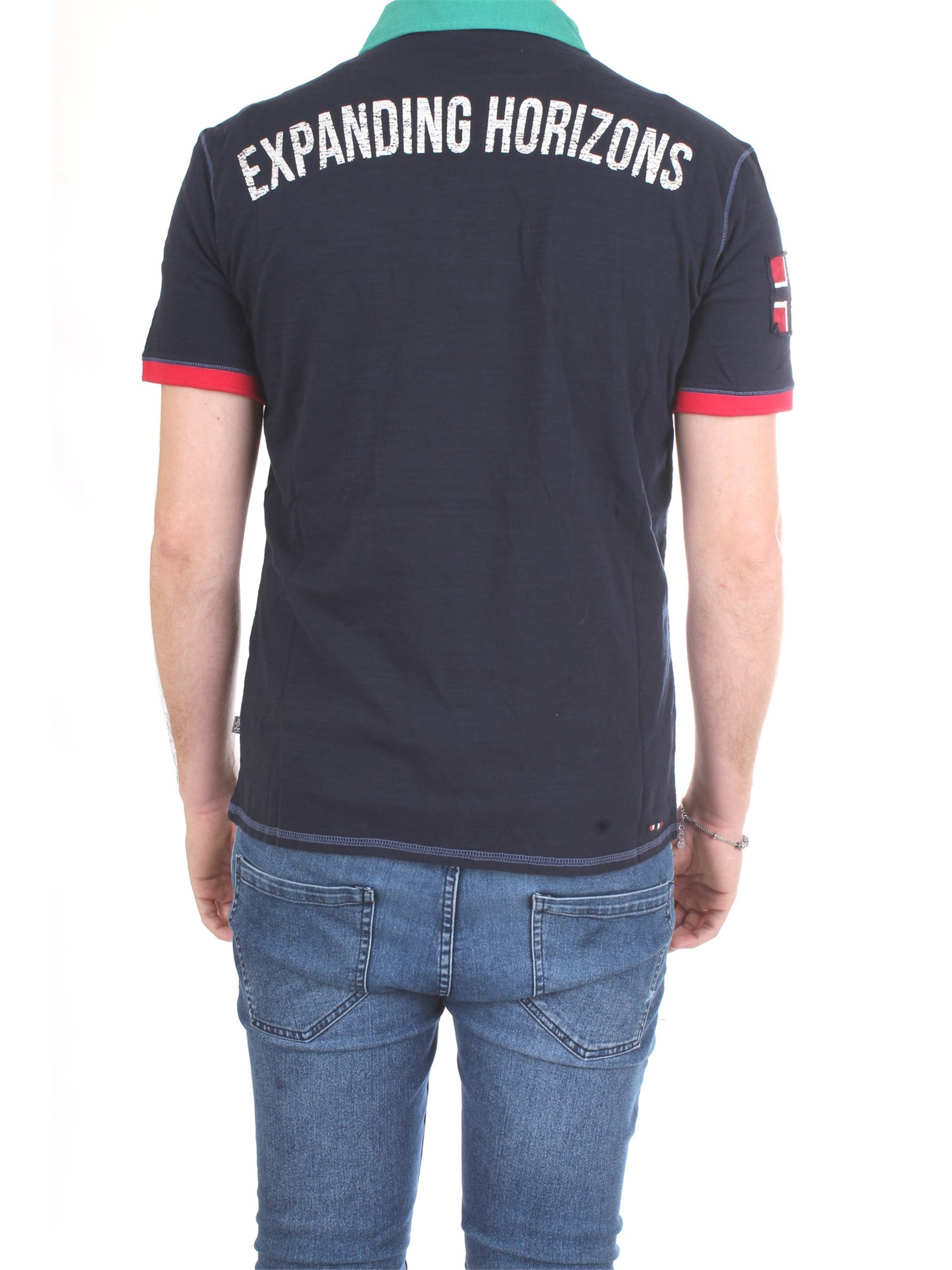 NAPAPIJRI N0YIG1 Blue Clothing Man Polo shirt NAPAPIJRI N0YIG1 Blue Clothing Man Polo shirt
