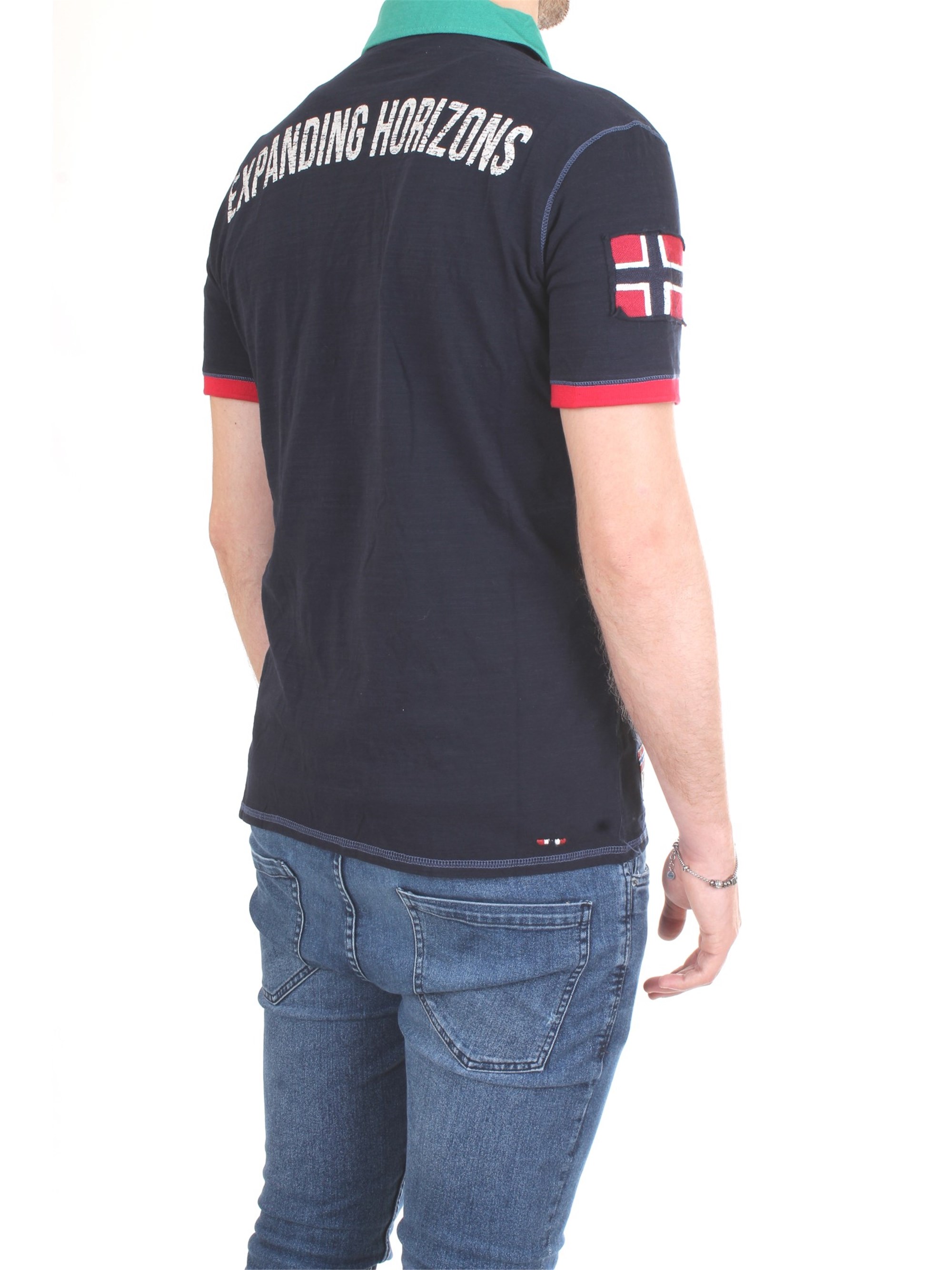 NAPAPIJRI N0YIG1 Blue Clothing Man Polo shirt NAPAPIJRI N0YIG1 Blue Clothing Man Polo shirt