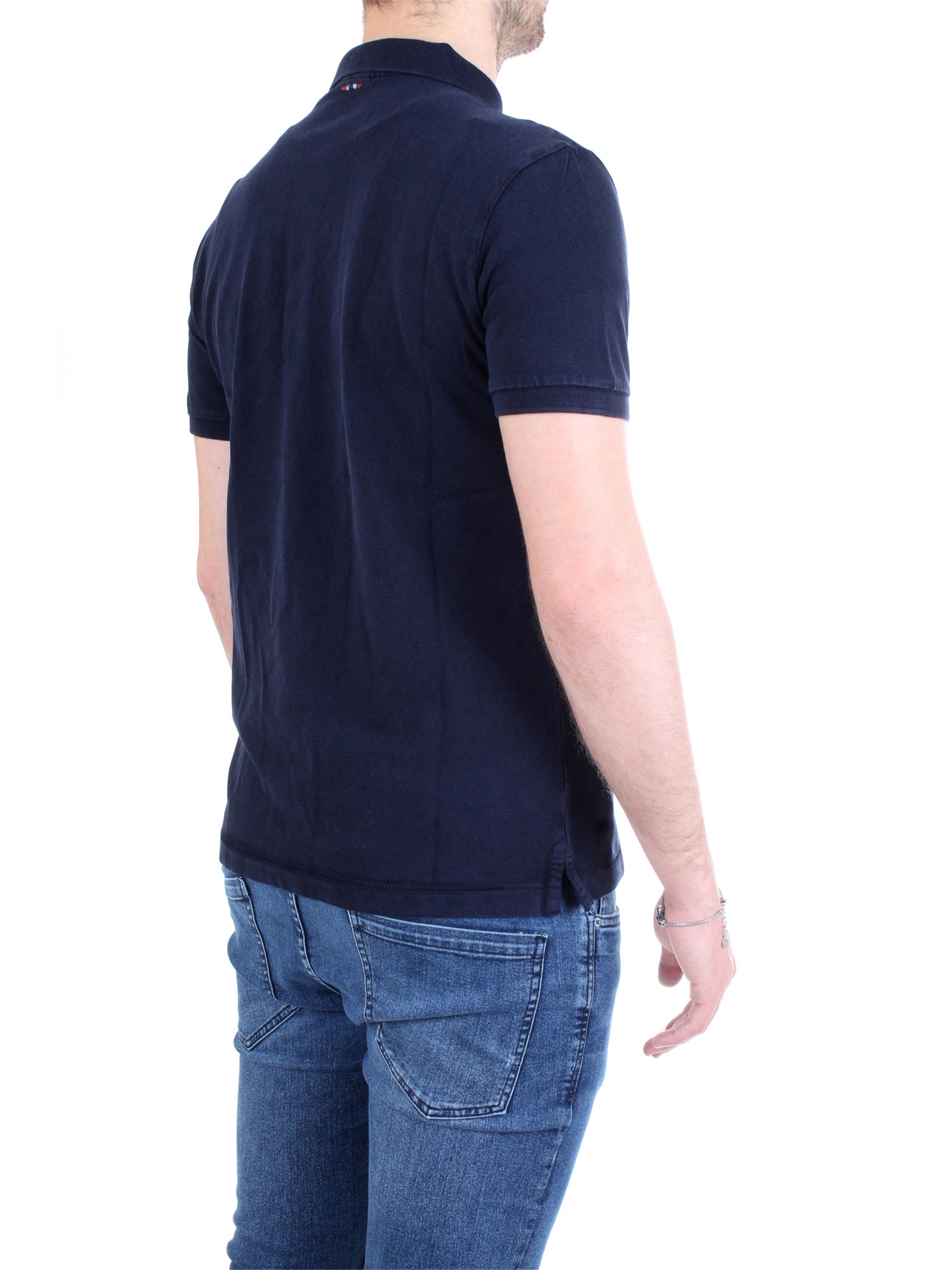 NAPAPIJRI N0YIJ5 Blue Clothing Man Polo shirt NAPAPIJRI N0YIJ5 Blue Clothing Man Polo shirt