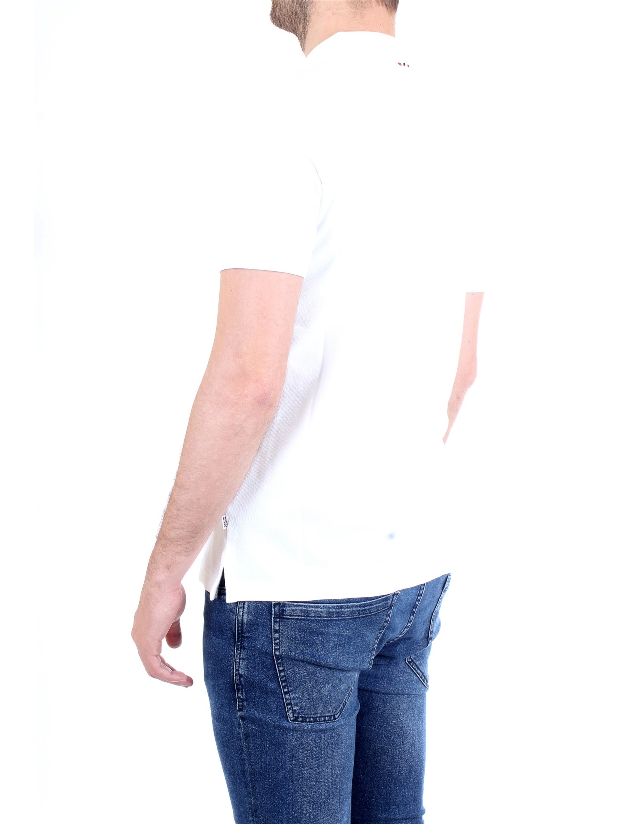NAPAPIJRI N0YIJ5 White Clothing Man Polo shirt NAPAPIJRI N0YIJ5 White Clothing Man Polo shirt