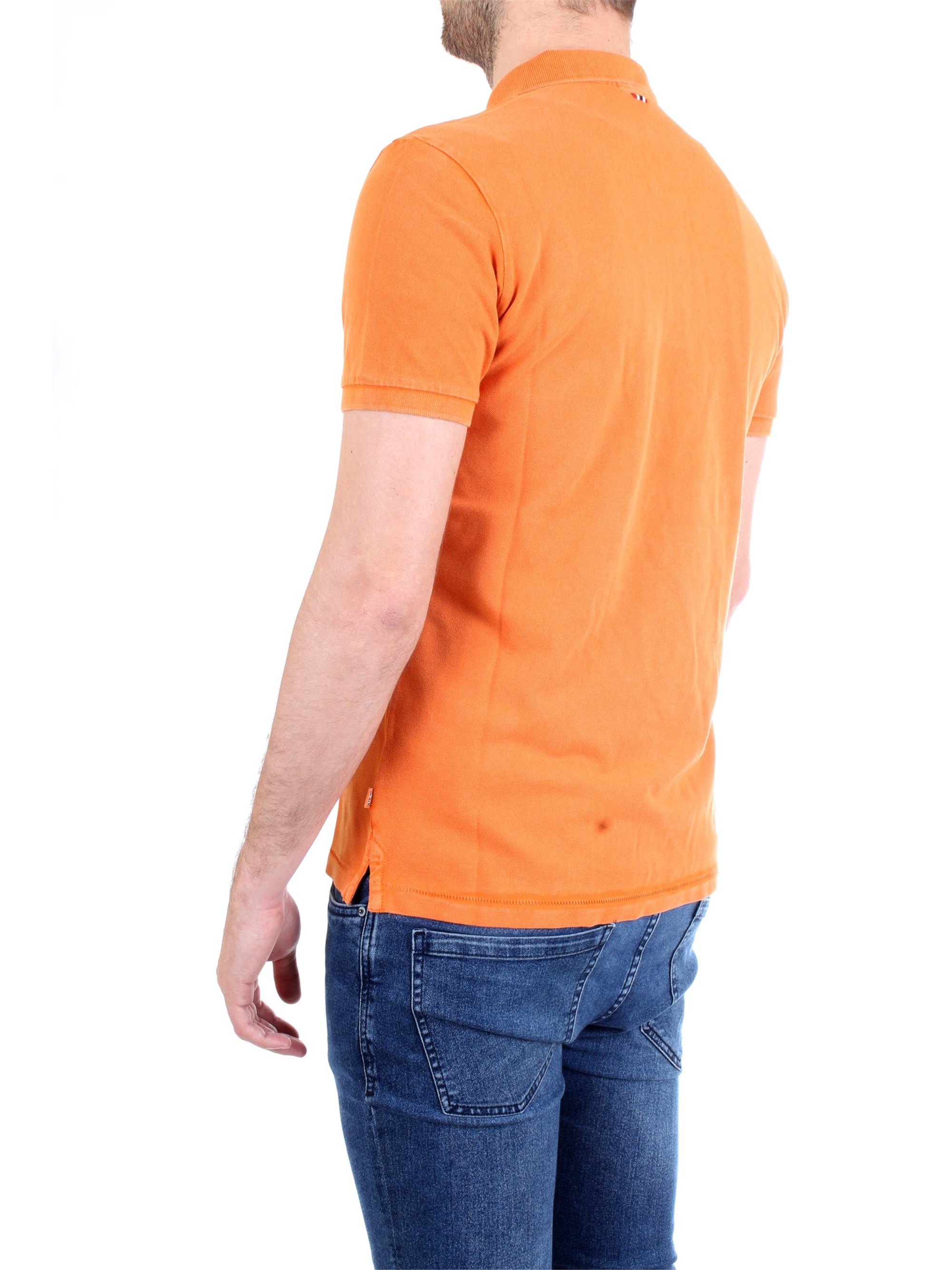 NAPAPIJRI N0YIJ5 Orange Clothing Man Polo shirt NAPAPIJRI N0YIJ5 Orange Clothing Man Polo shirt