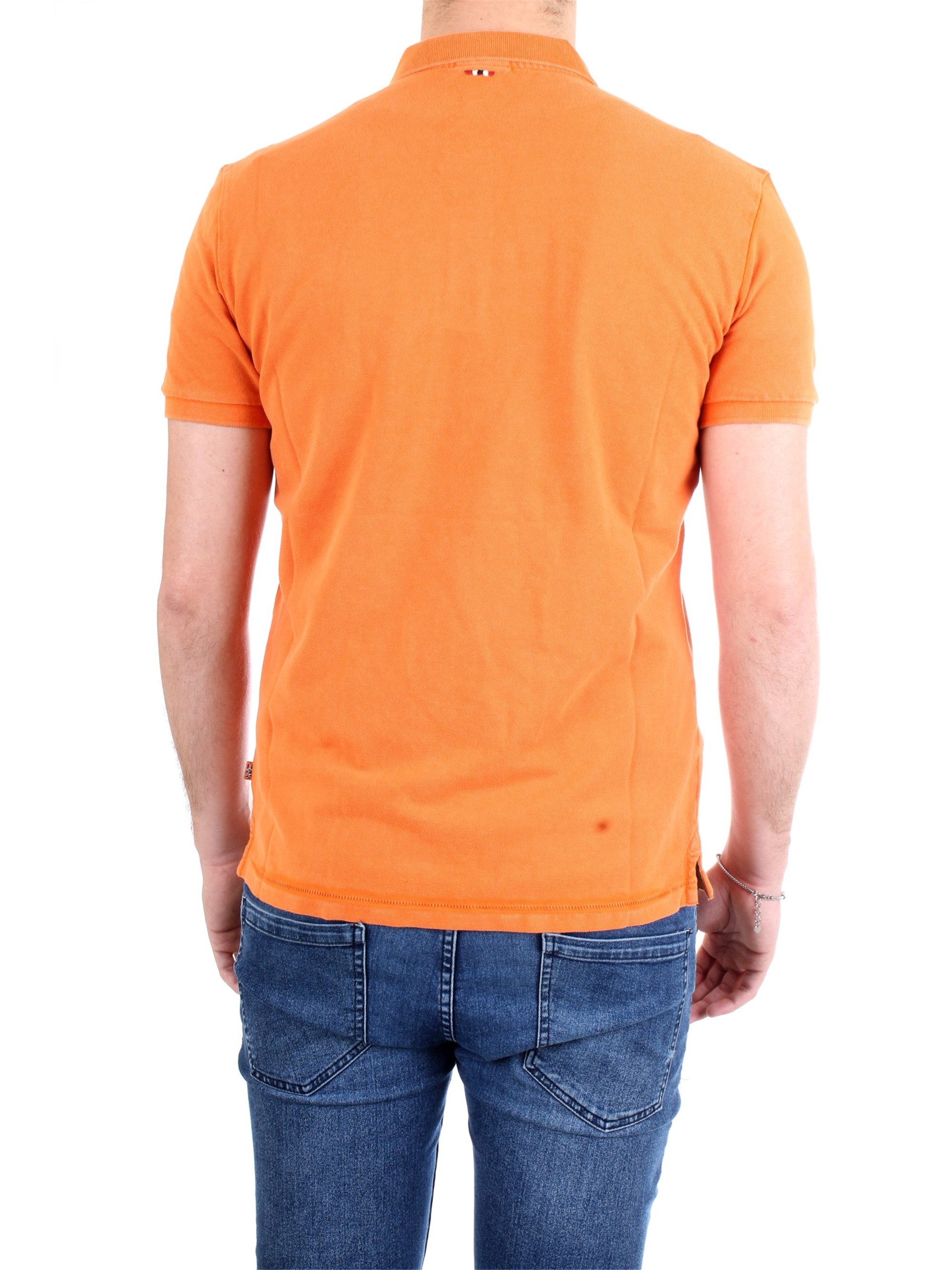NAPAPIJRI N0YIJ5 Orange Clothing Man Polo shirt NAPAPIJRI N0YIJ5 Orange Clothing Man Polo shirt