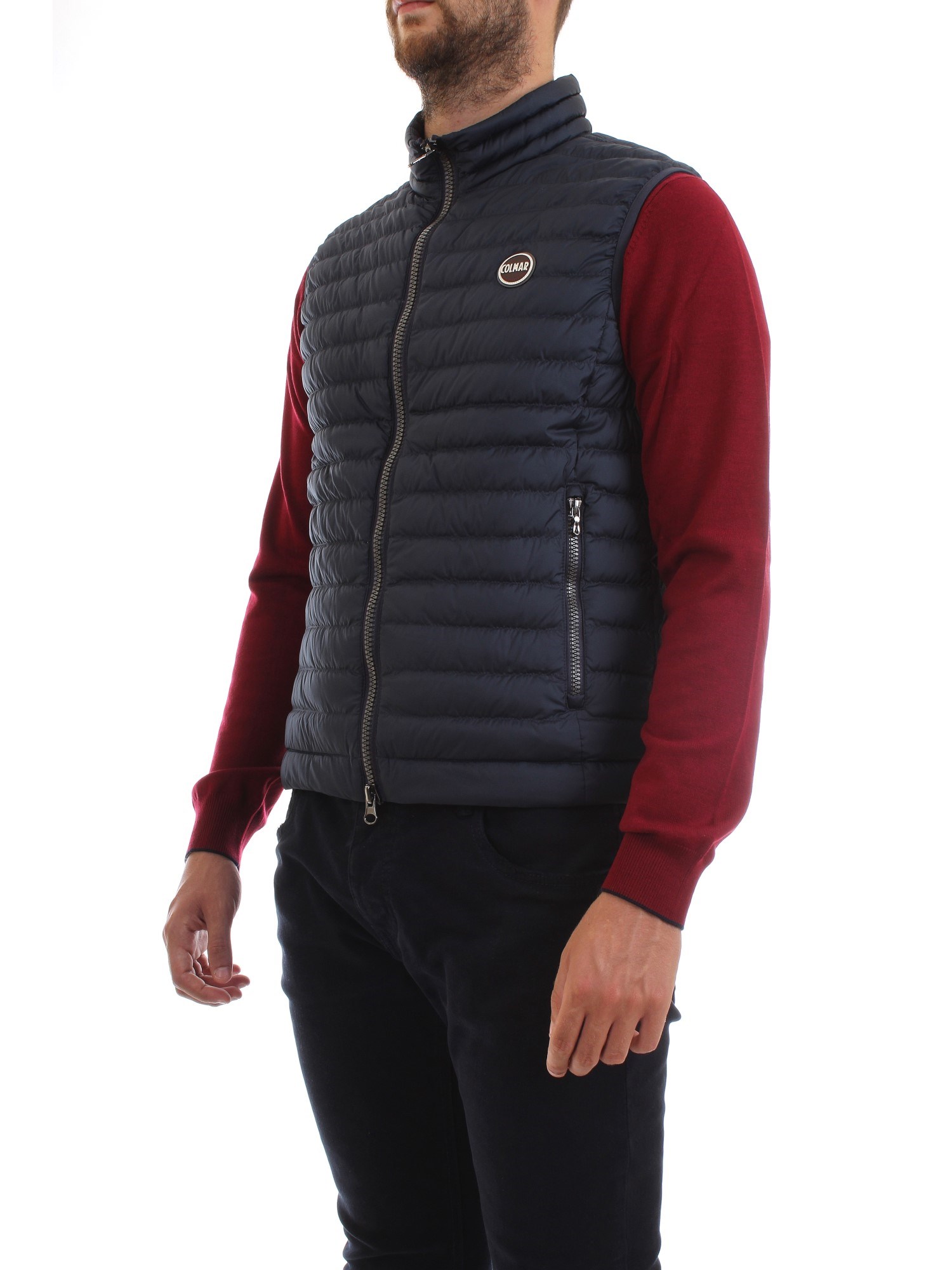 COLMAR ORIGINALS 1278R Blue Clothing Man Gilet COLMAR ORIGINALS 1278R Blue Clothing Man Gilet