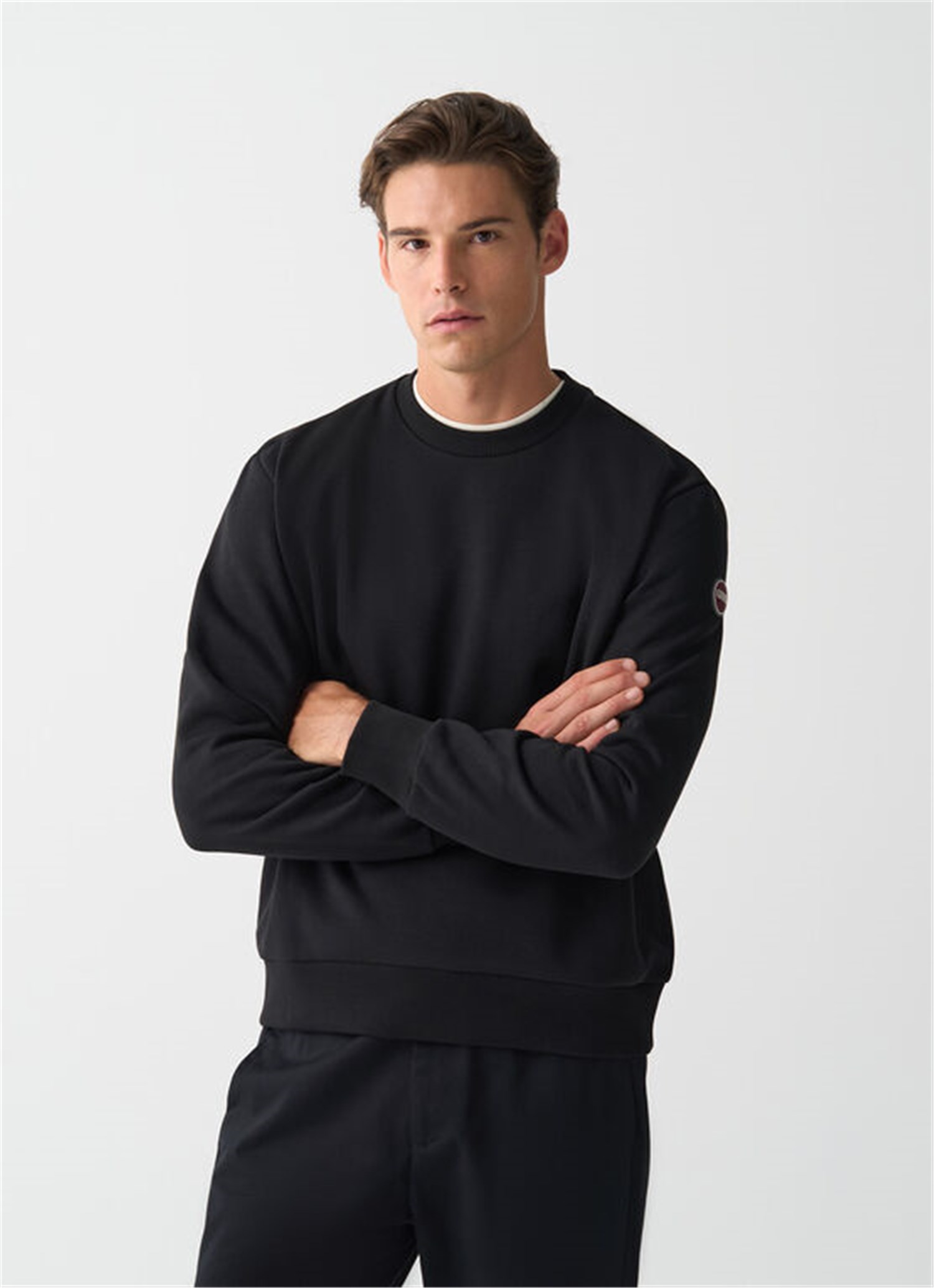 COLMAR ORIGINALS 8232 Nero Abbigliamento Uomo Felpa COLMAR ORIGINALS 8232 Nero Abbigliamento Uomo Felpa