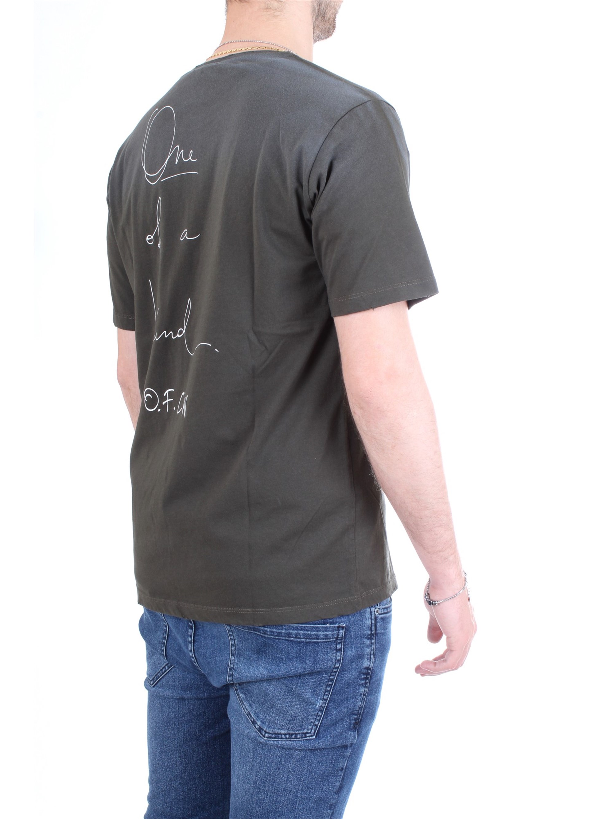 Officina36 CUAM45 Military green Clothing Man T-Shirt/Polo Officina36 CUAM45 Military green Clothing Man T-Shirt/Polo