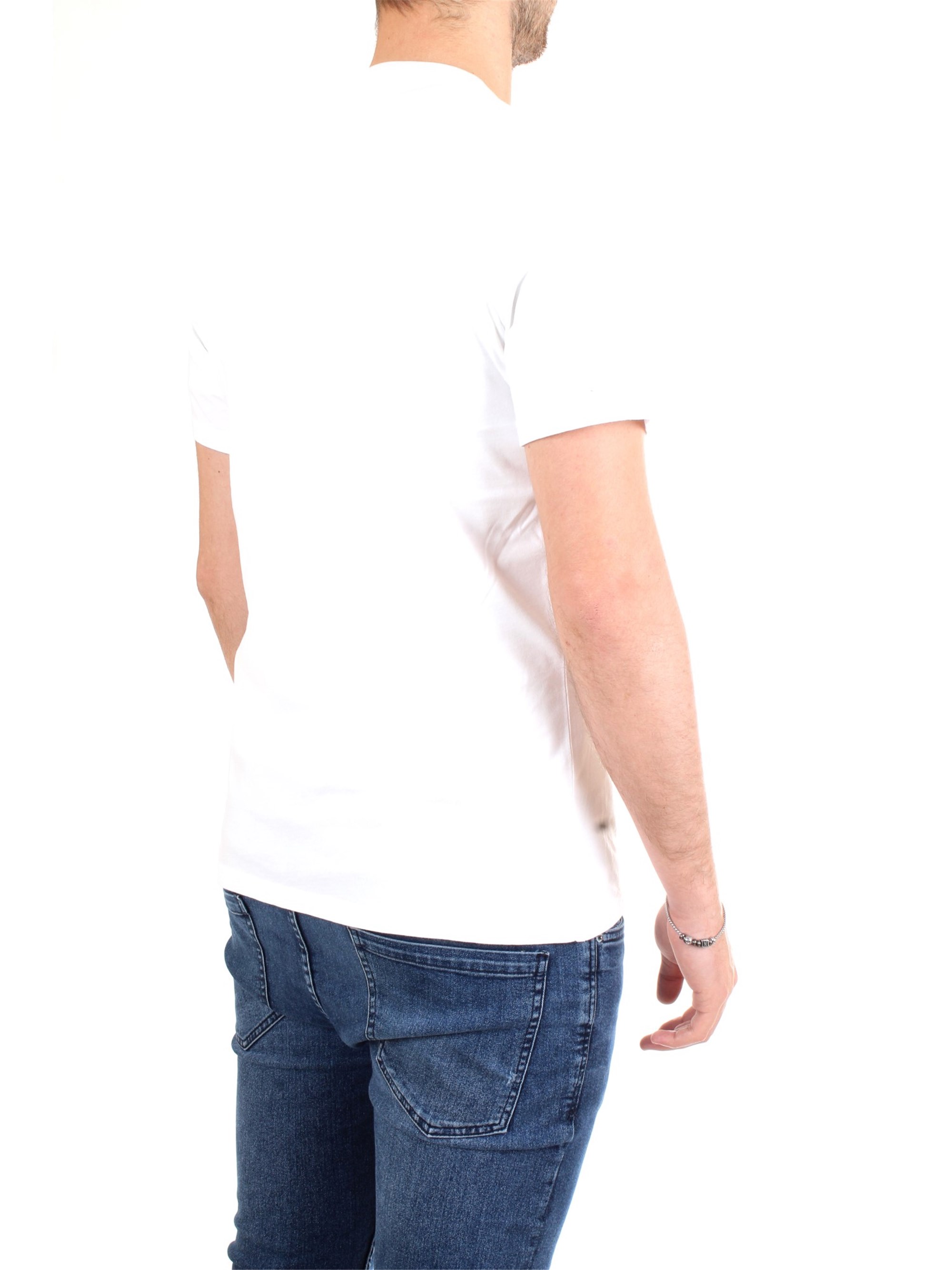WOOLRICH WOTEE1153 White Clothing Man T-Shirt/Polo WOOLRICH WOTEE1153 White Clothing Man T-Shirt/Polo