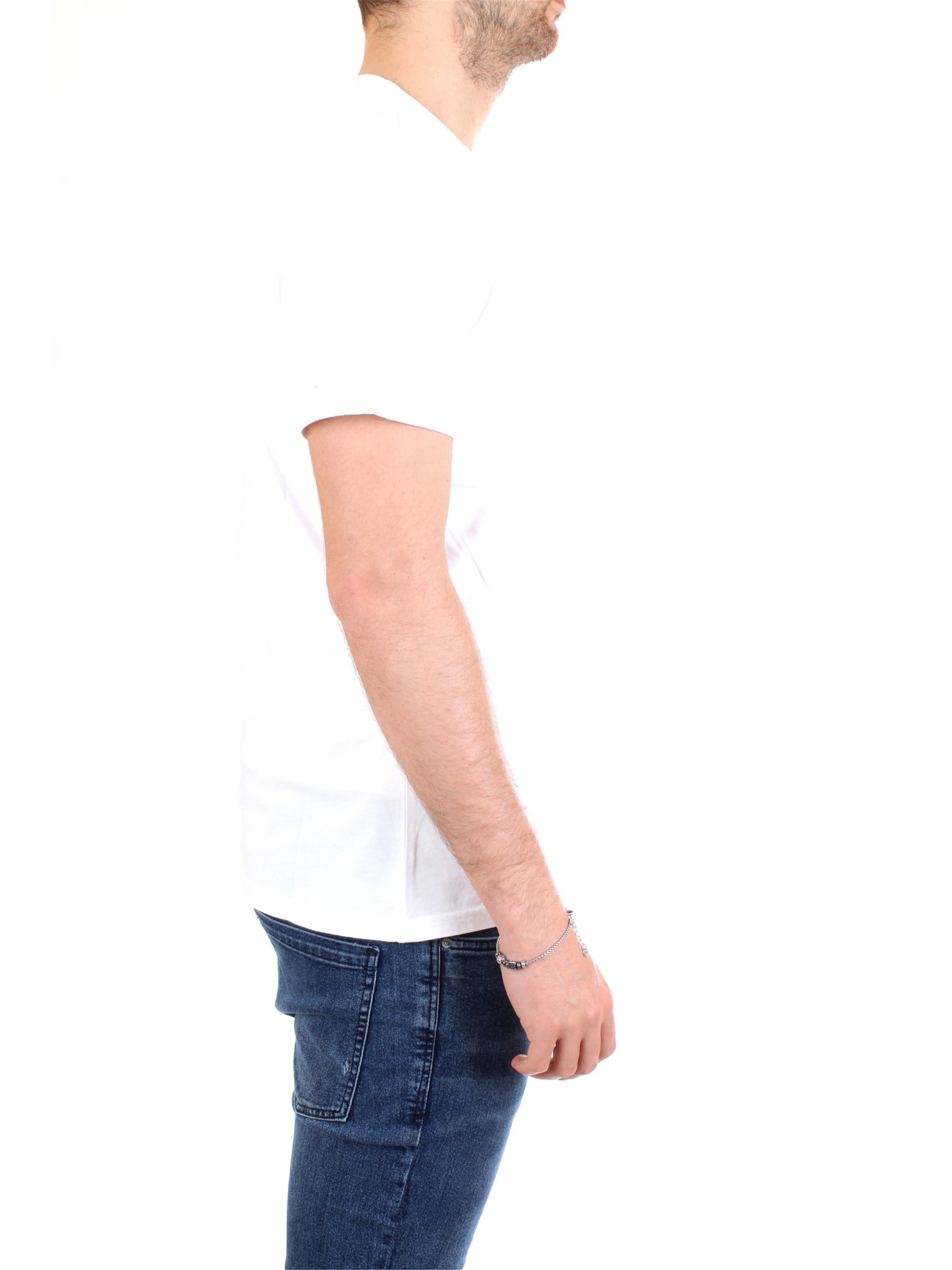 WOOLRICH WOTEE1153 White Clothing Man T-Shirt/Polo WOOLRICH WOTEE1153 White Clothing Man T-Shirt/Polo