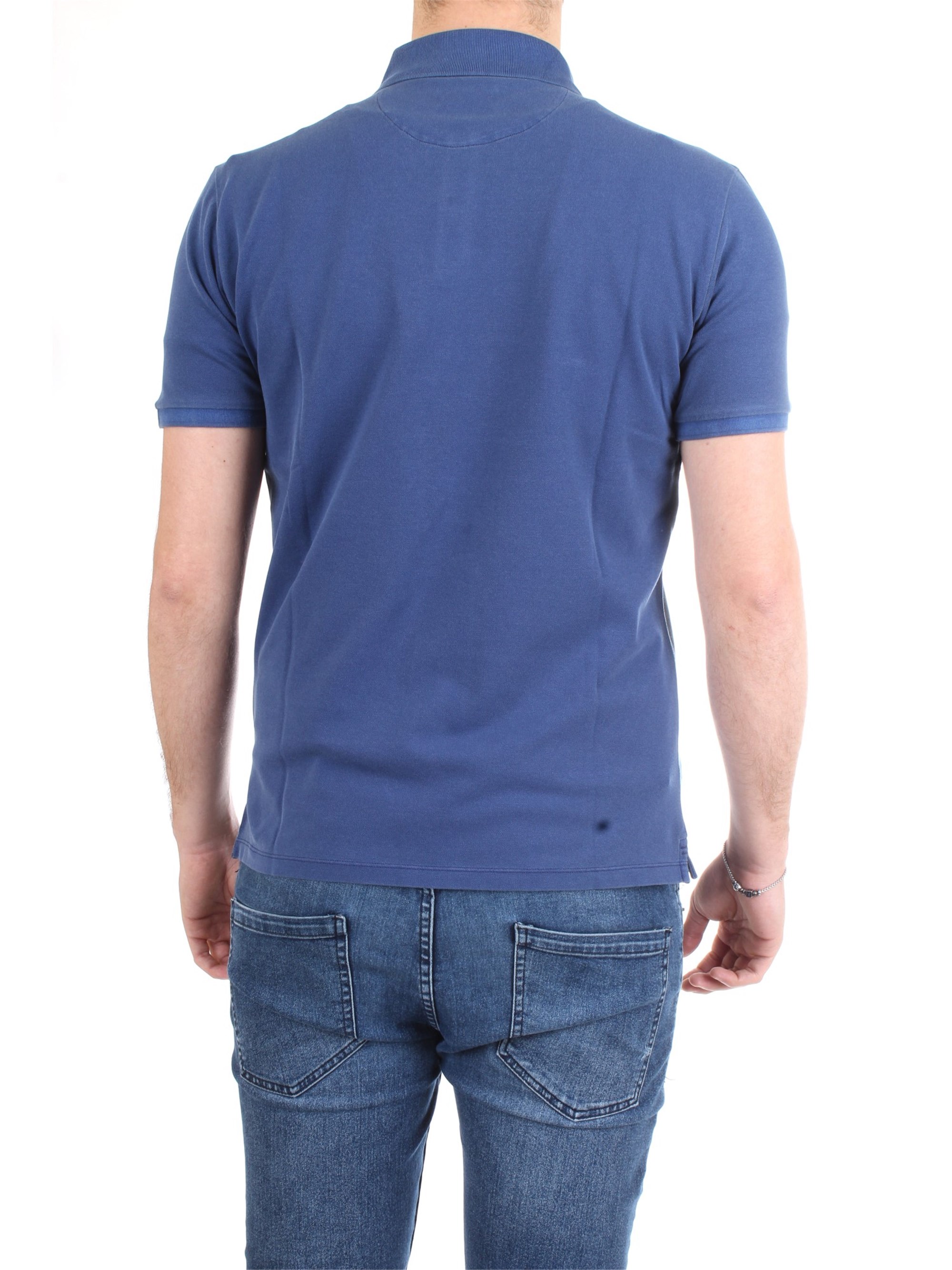 WOOLRICH WOPOL0526 Blue Clothing Man Polo shirt WOOLRICH WOPOL0526 Blue Clothing Man Polo shirt