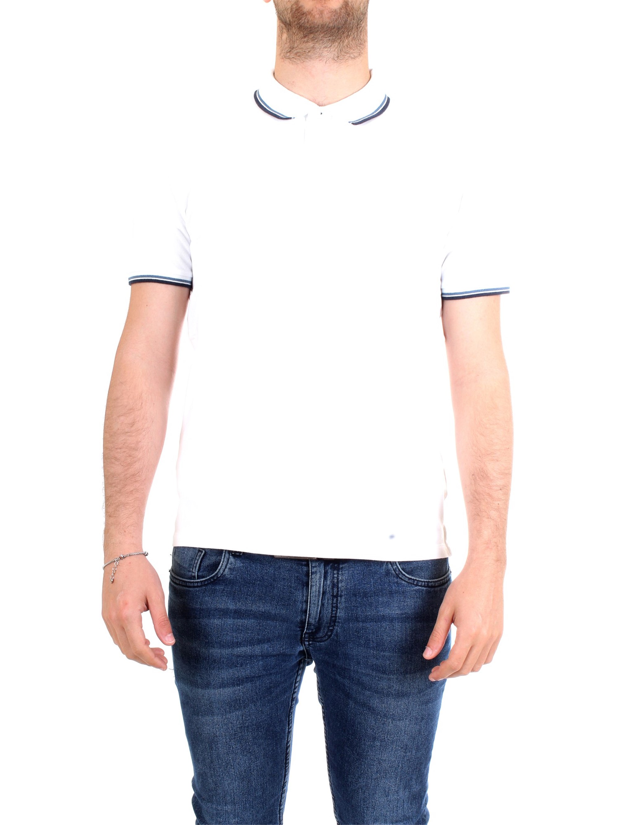 WOOLRICH WOPOL0522 White Clothing Man Polo shirt WOOLRICH WOPOL0522 White Clothing Man Polo shirt
