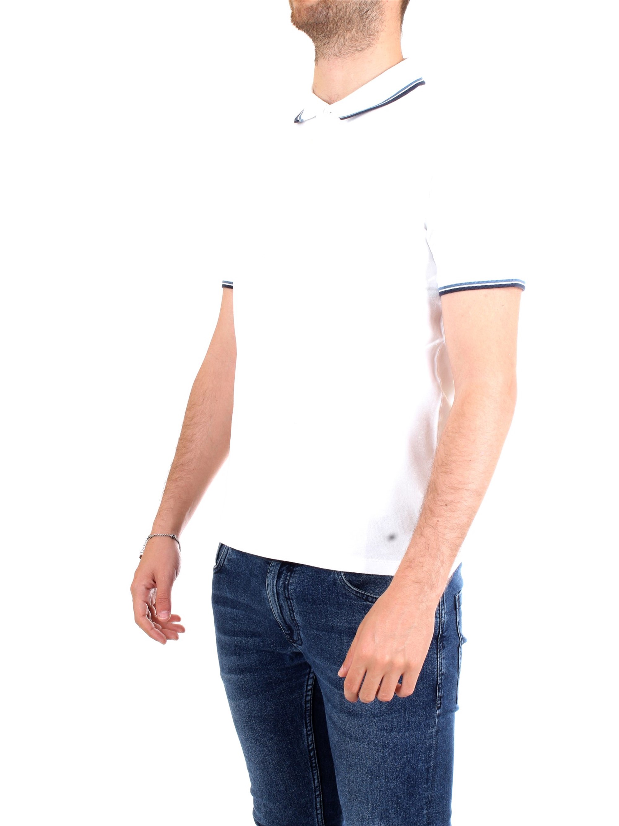 WOOLRICH WOPOL0522 White Clothing Man Polo shirt WOOLRICH WOPOL0522 White Clothing Man Polo shirt