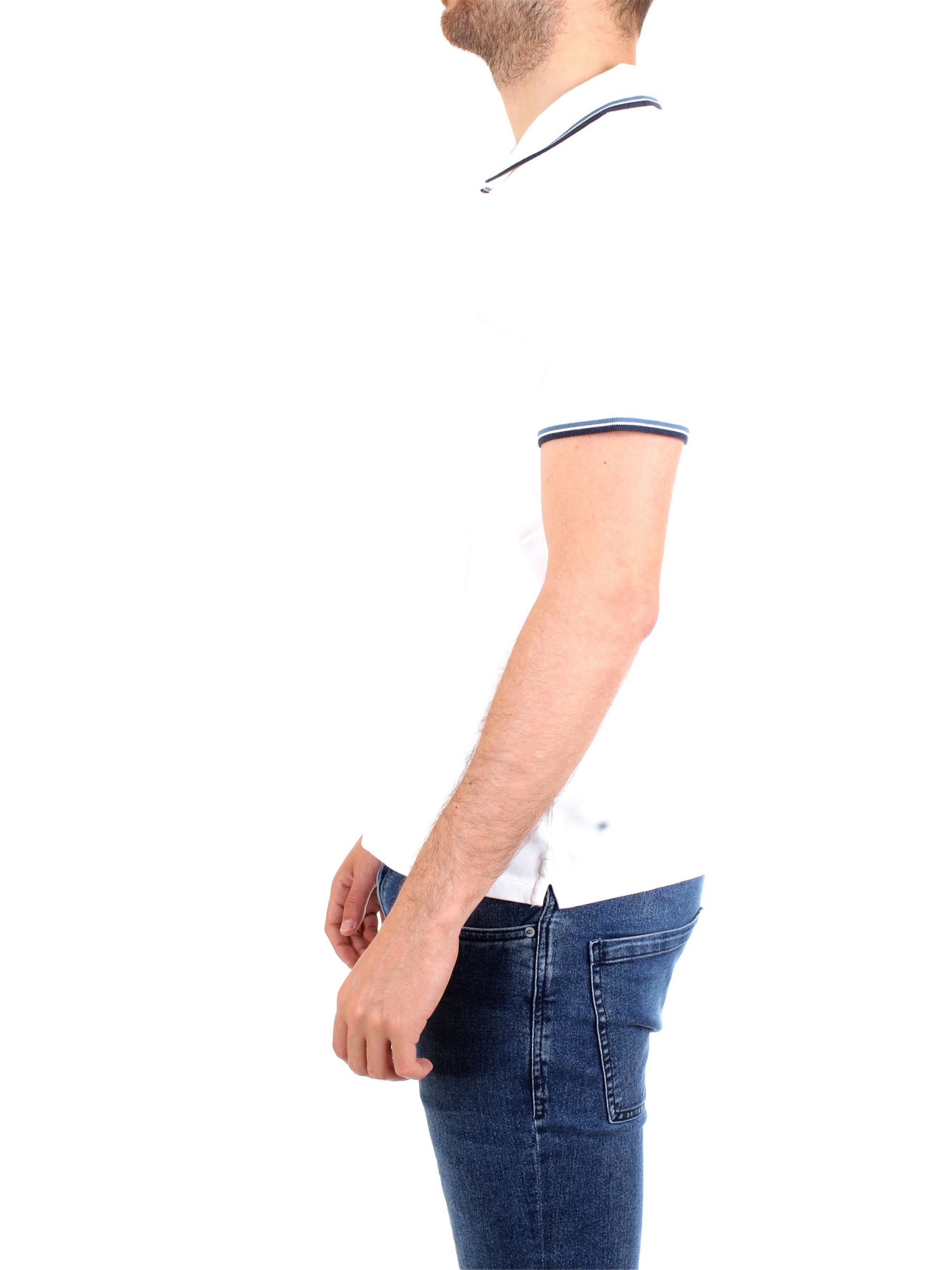 WOOLRICH WOPOL0522 White Clothing Man Polo shirt WOOLRICH WOPOL0522 White Clothing Man Polo shirt