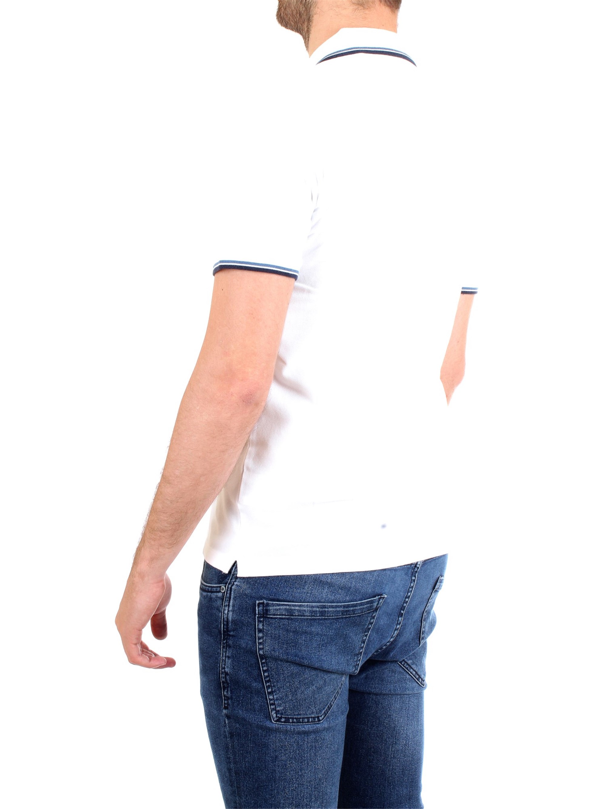 WOOLRICH WOPOL0522 White Clothing Man Polo shirt WOOLRICH WOPOL0522 White Clothing Man Polo shirt