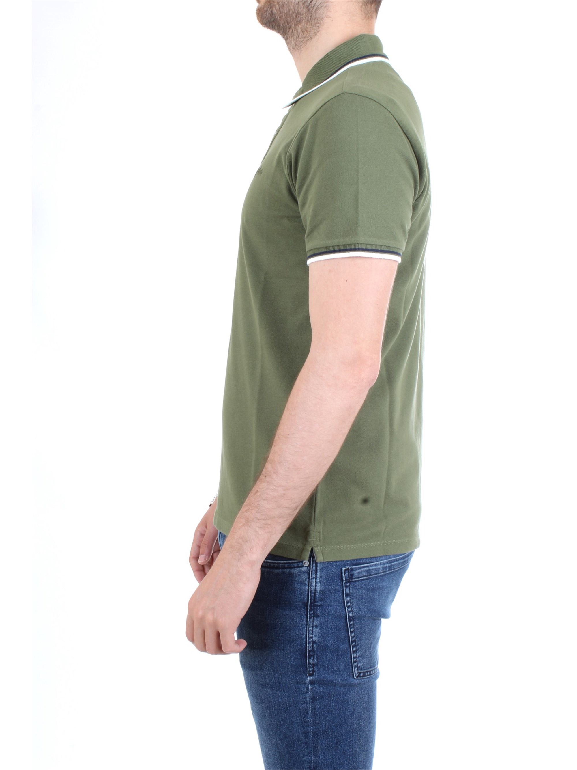 WOOLRICH WOPOL0522 Military green Clothing Man Polo shirt WOOLRICH WOPOL0522 Military green Clothing Man Polo shirt