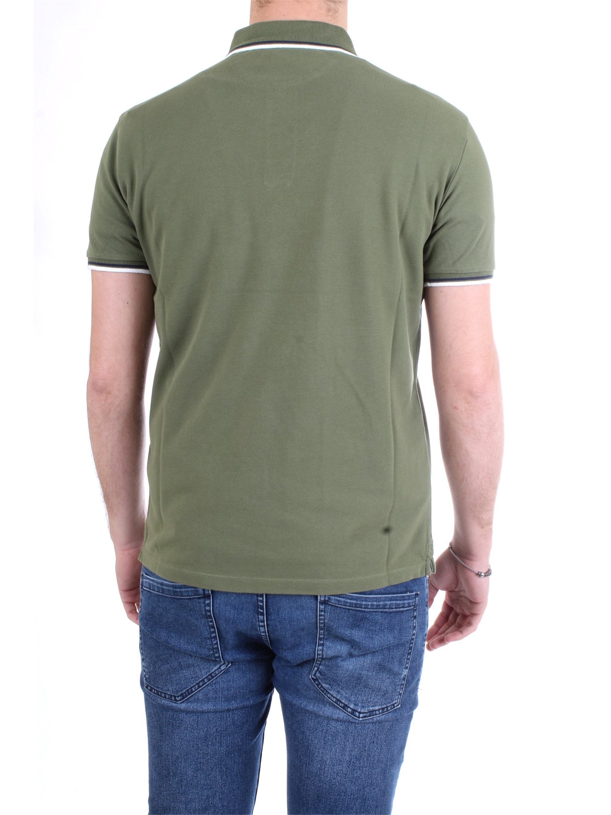 WOOLRICH WOPOL0522 Military green Clothing Man Polo shirt WOOLRICH WOPOL0522 Military green Clothing Man Polo shirt