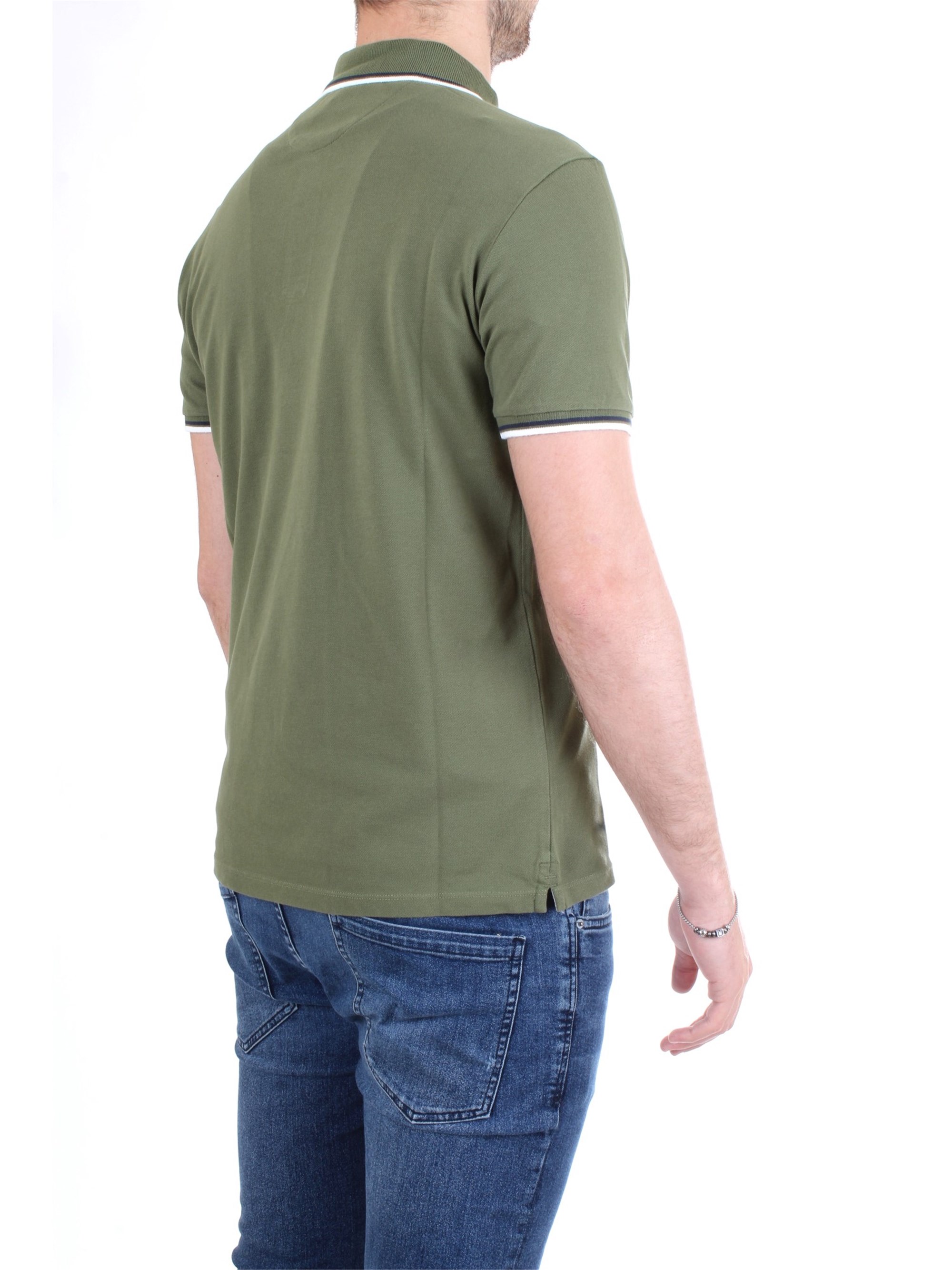 WOOLRICH WOPOL0522 Military green Clothing Man Polo shirt WOOLRICH WOPOL0522 Military green Clothing Man Polo shirt