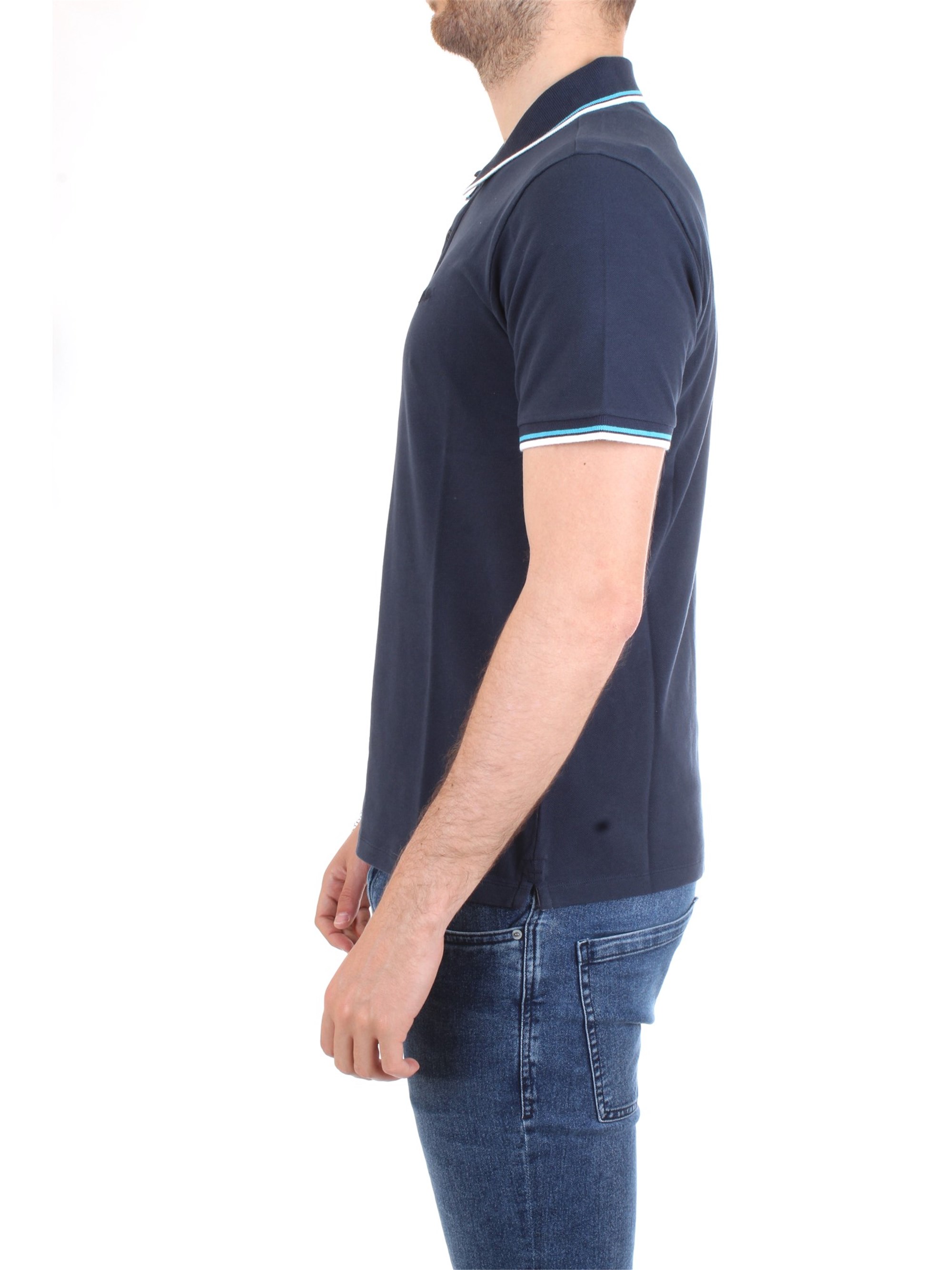WOOLRICH WOPOL0522 Blue Clothing Man Polo shirt WOOLRICH WOPOL0522 Blue Clothing Man Polo shirt