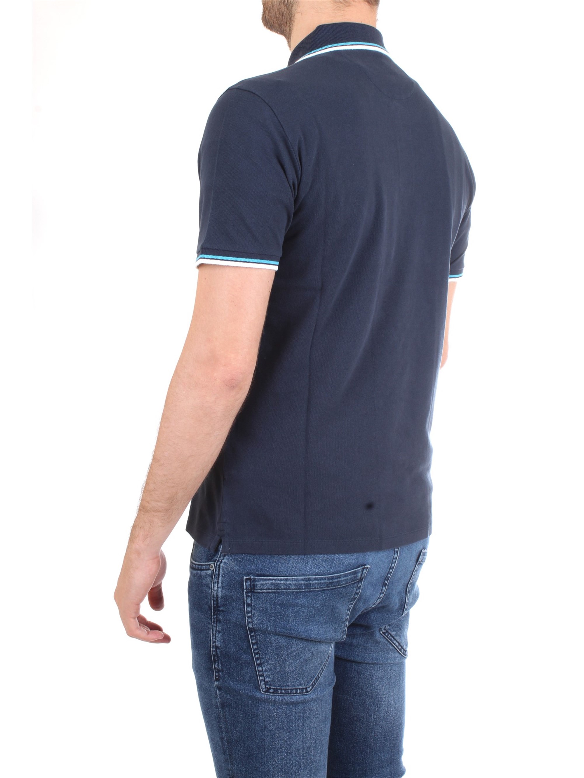 WOOLRICH WOPOL0522 Blue Clothing Man Polo shirt WOOLRICH WOPOL0522 Blue Clothing Man Polo shirt