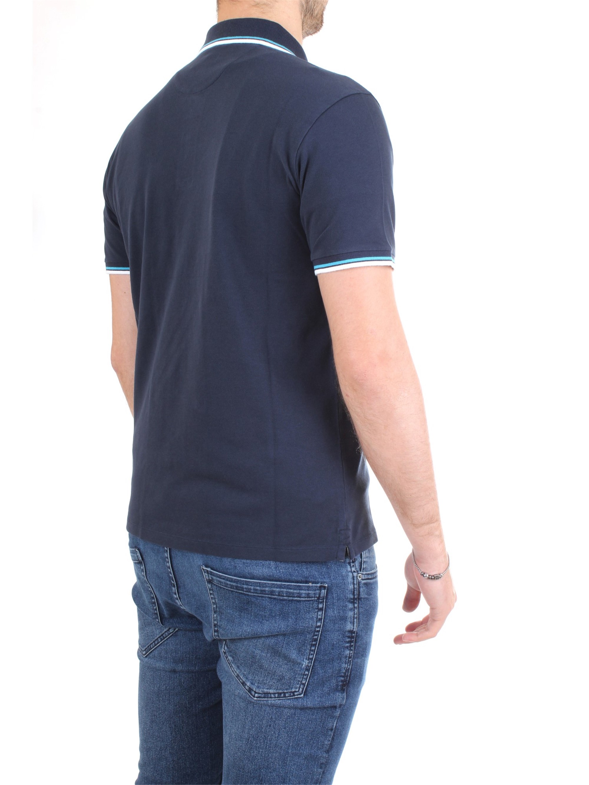 WOOLRICH WOPOL0522 Blue Clothing Man Polo shirt WOOLRICH WOPOL0522 Blue Clothing Man Polo shirt