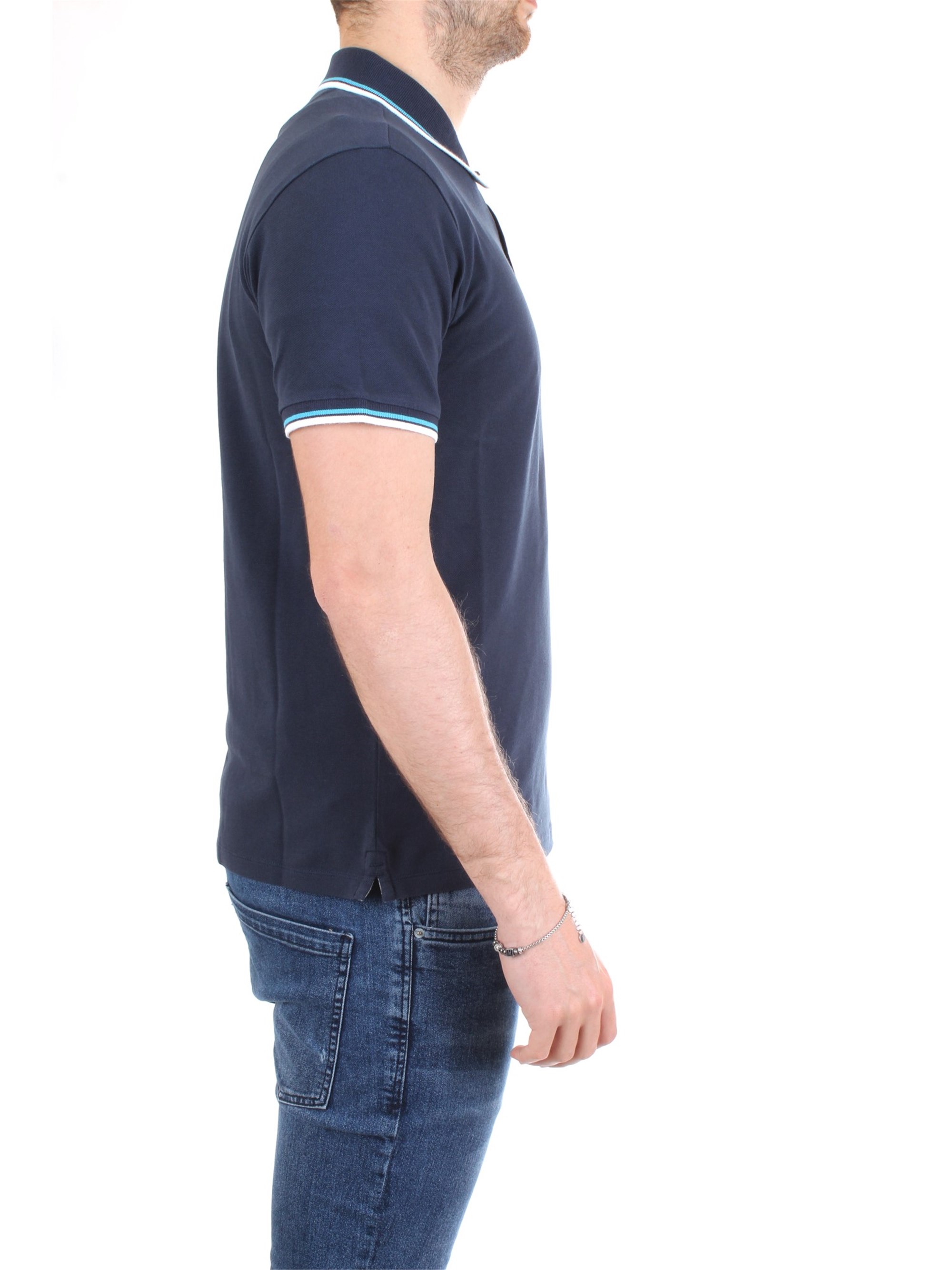 WOOLRICH WOPOL0522 Blue Clothing Man Polo shirt WOOLRICH WOPOL0522 Blue Clothing Man Polo shirt