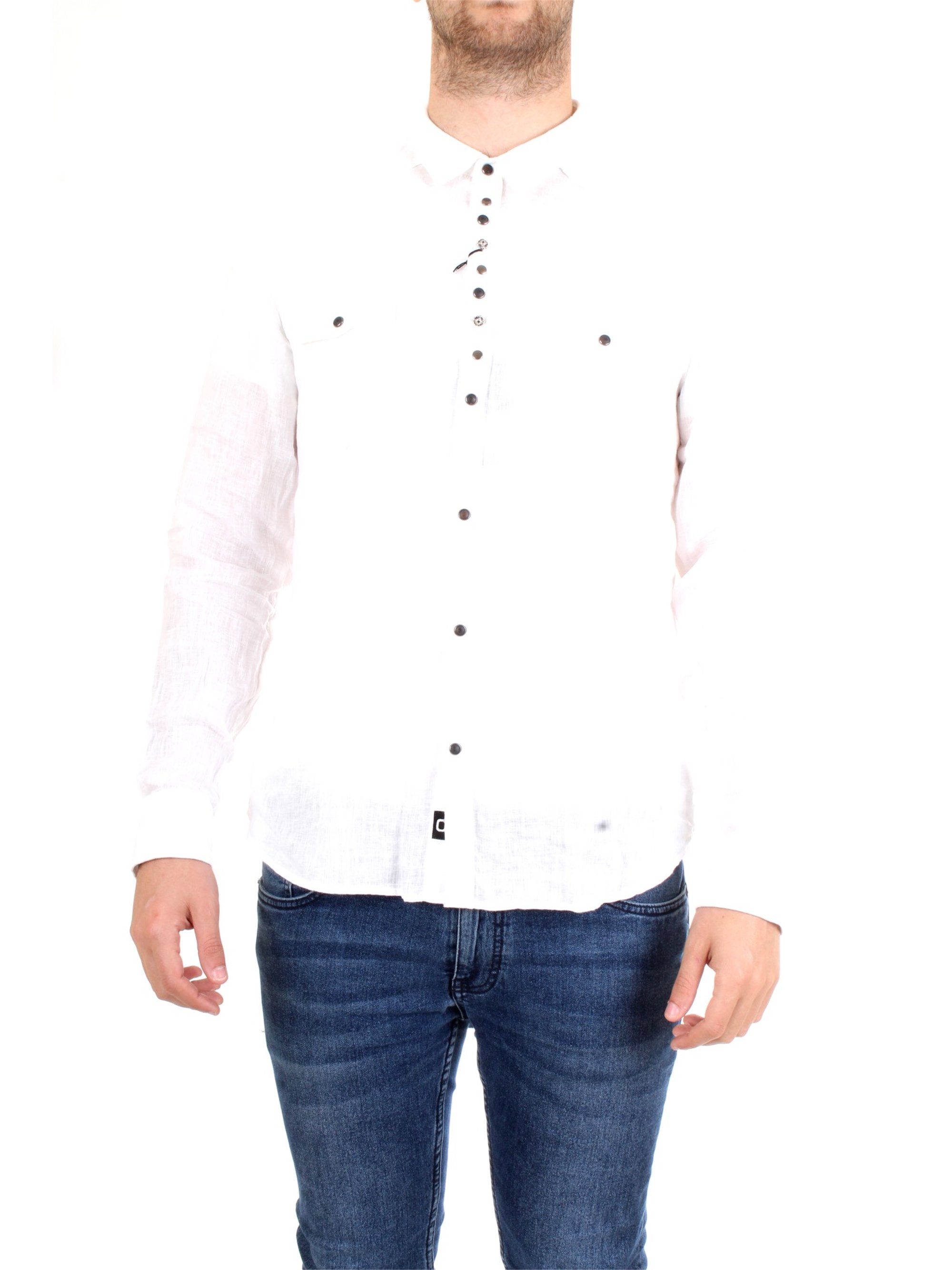 Officina36 0372607003 White Clothing Man Shirt Officina36 0372607003 White Clothing Man Shirt