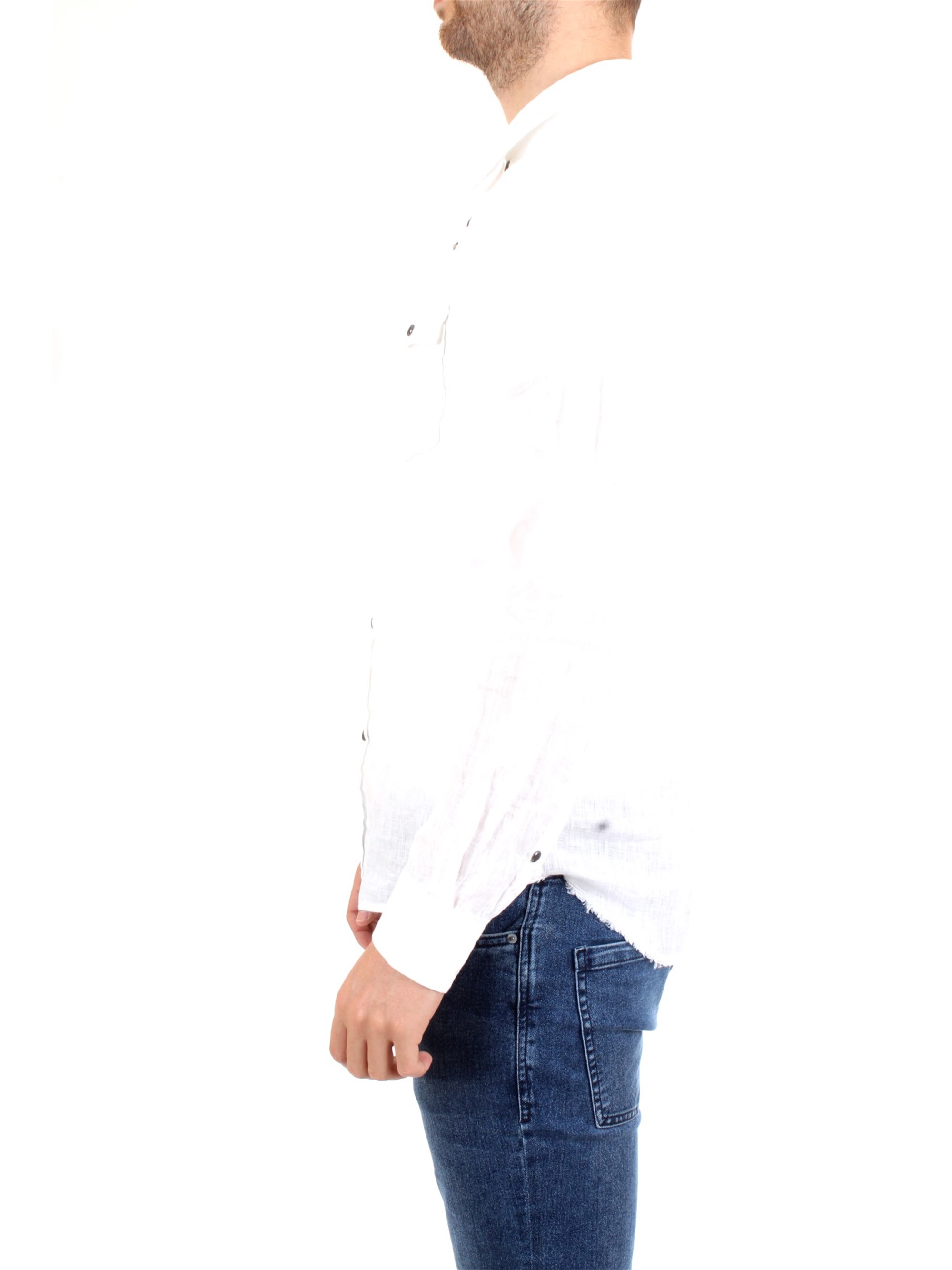 Officina36 0372607003 White Clothing Man Shirt Officina36 0372607003 White Clothing Man Shirt