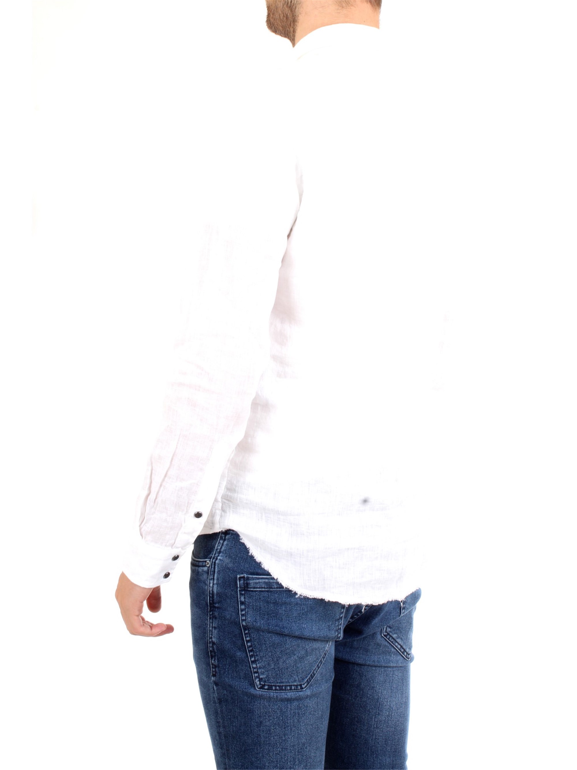 Officina36 0372607003 White Clothing Man Shirt Officina36 0372607003 White Clothing Man Shirt