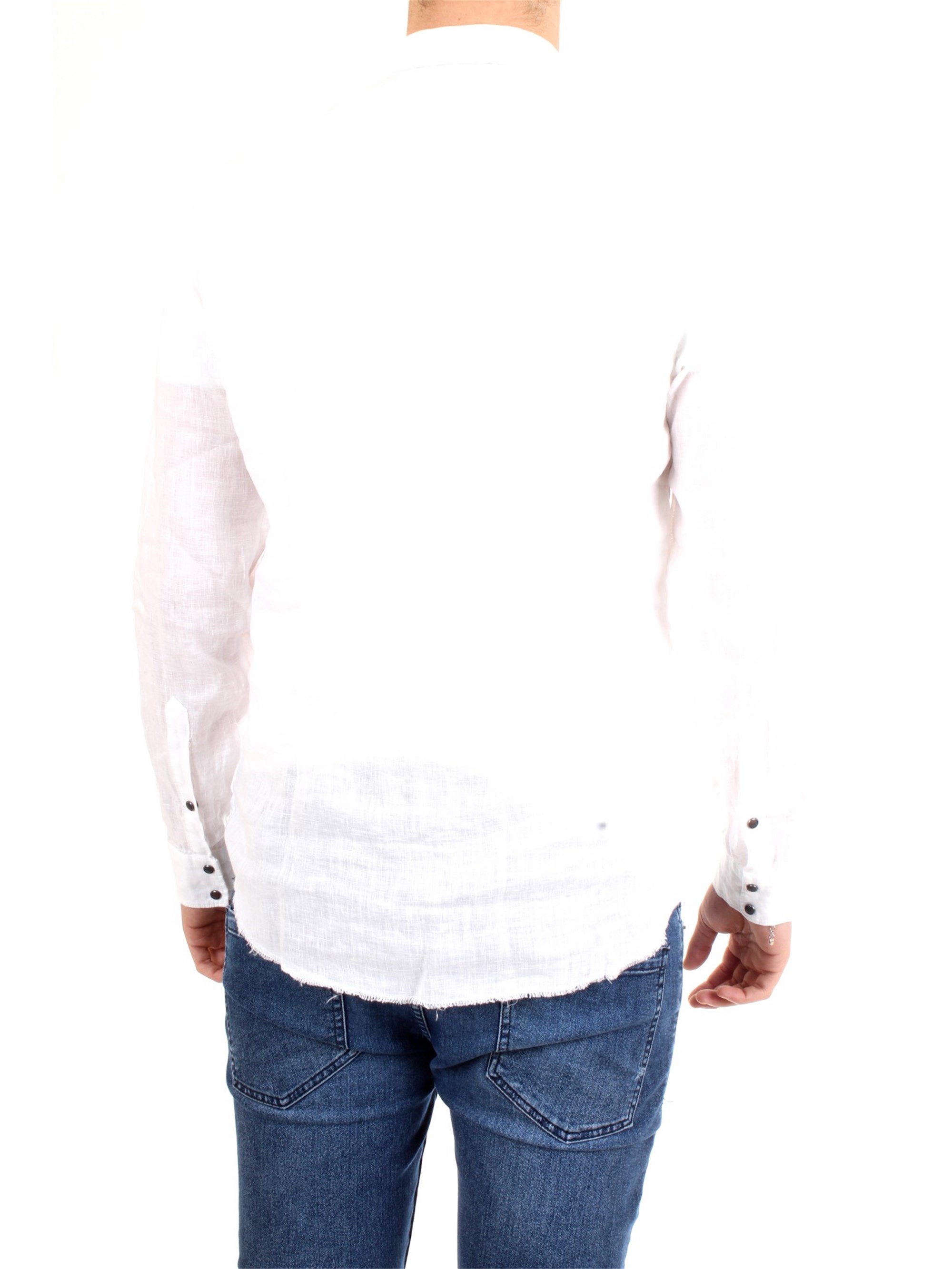 Officina36 0372607003 White Clothing Man Shirt Officina36 0372607003 White Clothing Man Shirt