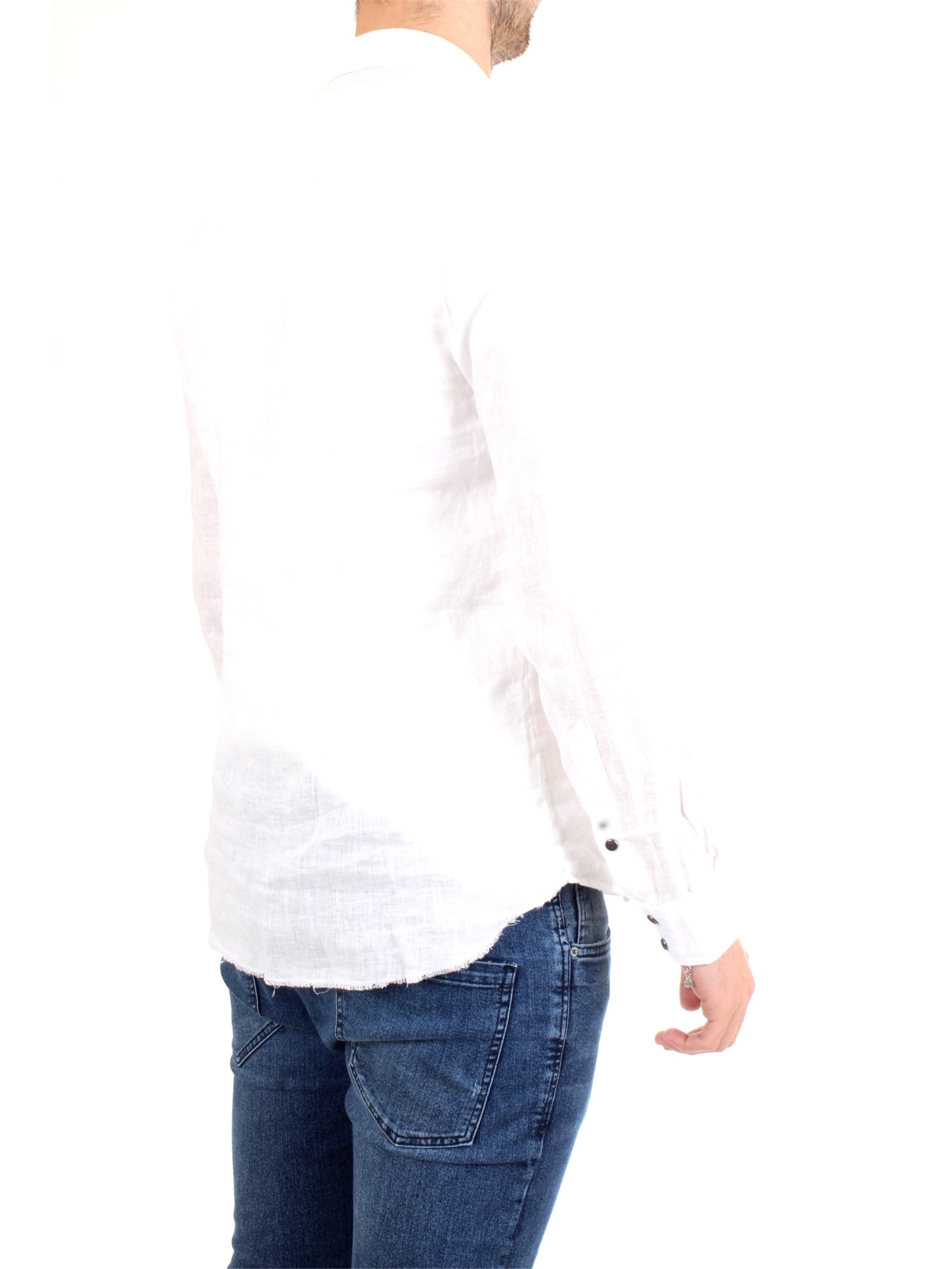 Officina36 0372607003 White Clothing Man Shirt Officina36 0372607003 White Clothing Man Shirt