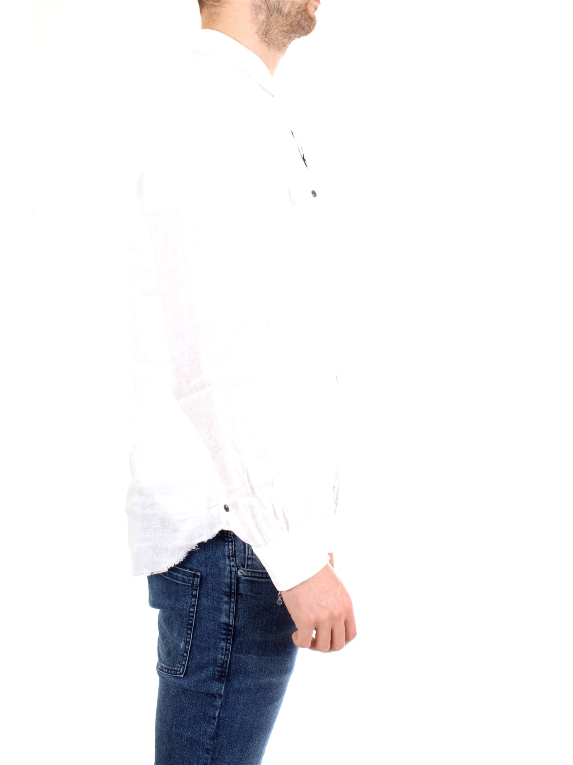 Officina36 0372607003 White Clothing Man Shirt Officina36 0372607003 White Clothing Man Shirt