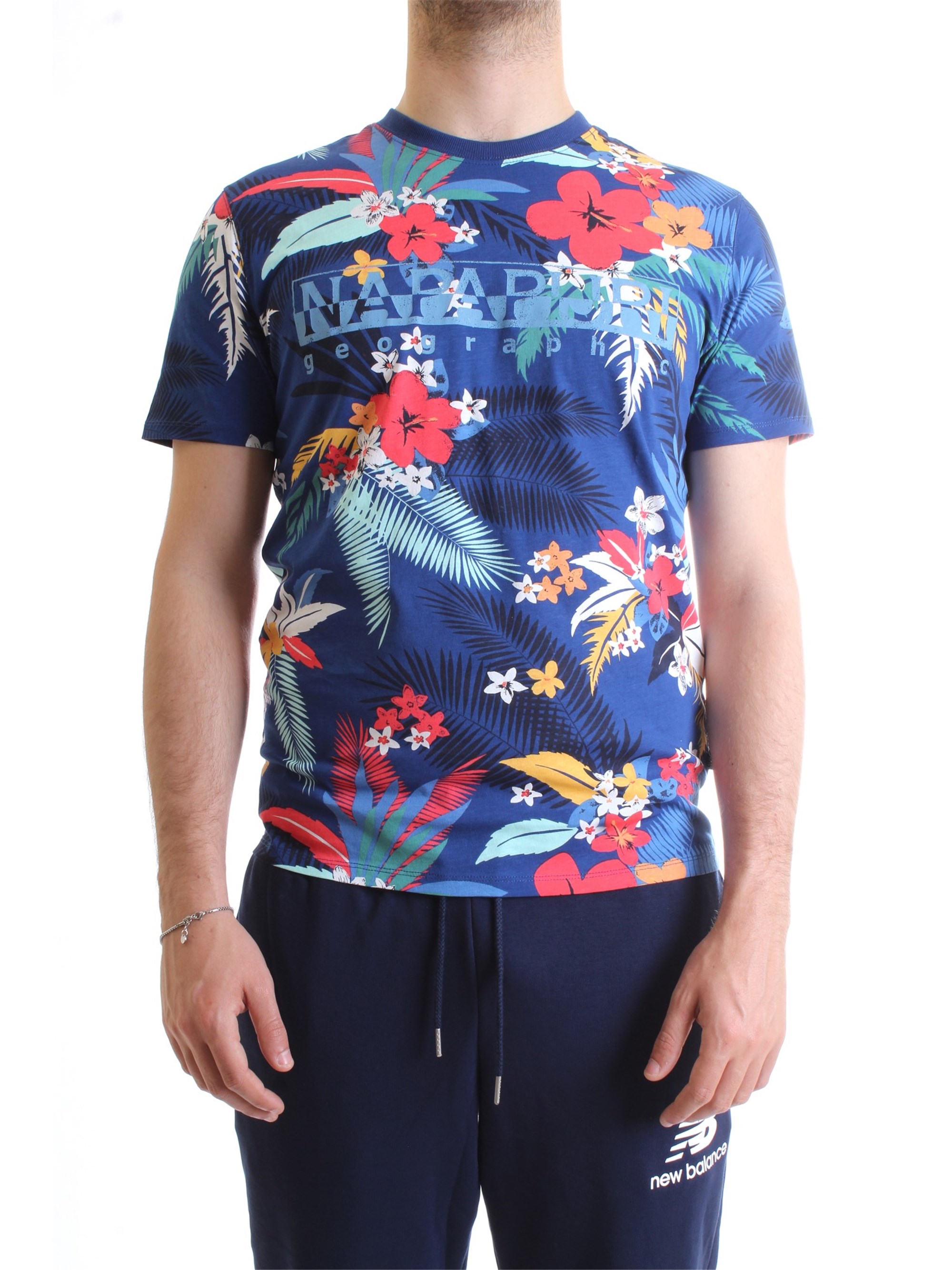 NAPAPIJRI N0YIFO Multicolor Clothing Man T-Shirt/Polo NAPAPIJRI N0YIFO Multicolor Clothing Man T-Shirt/Polo