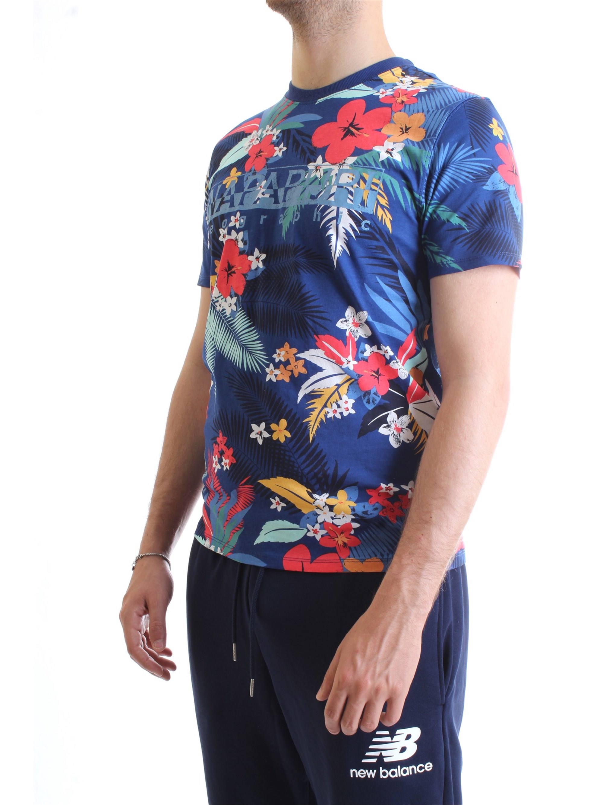 NAPAPIJRI N0YIFO Multicolor Clothing Man T-Shirt/Polo NAPAPIJRI N0YIFO Multicolor Clothing Man T-Shirt/Polo