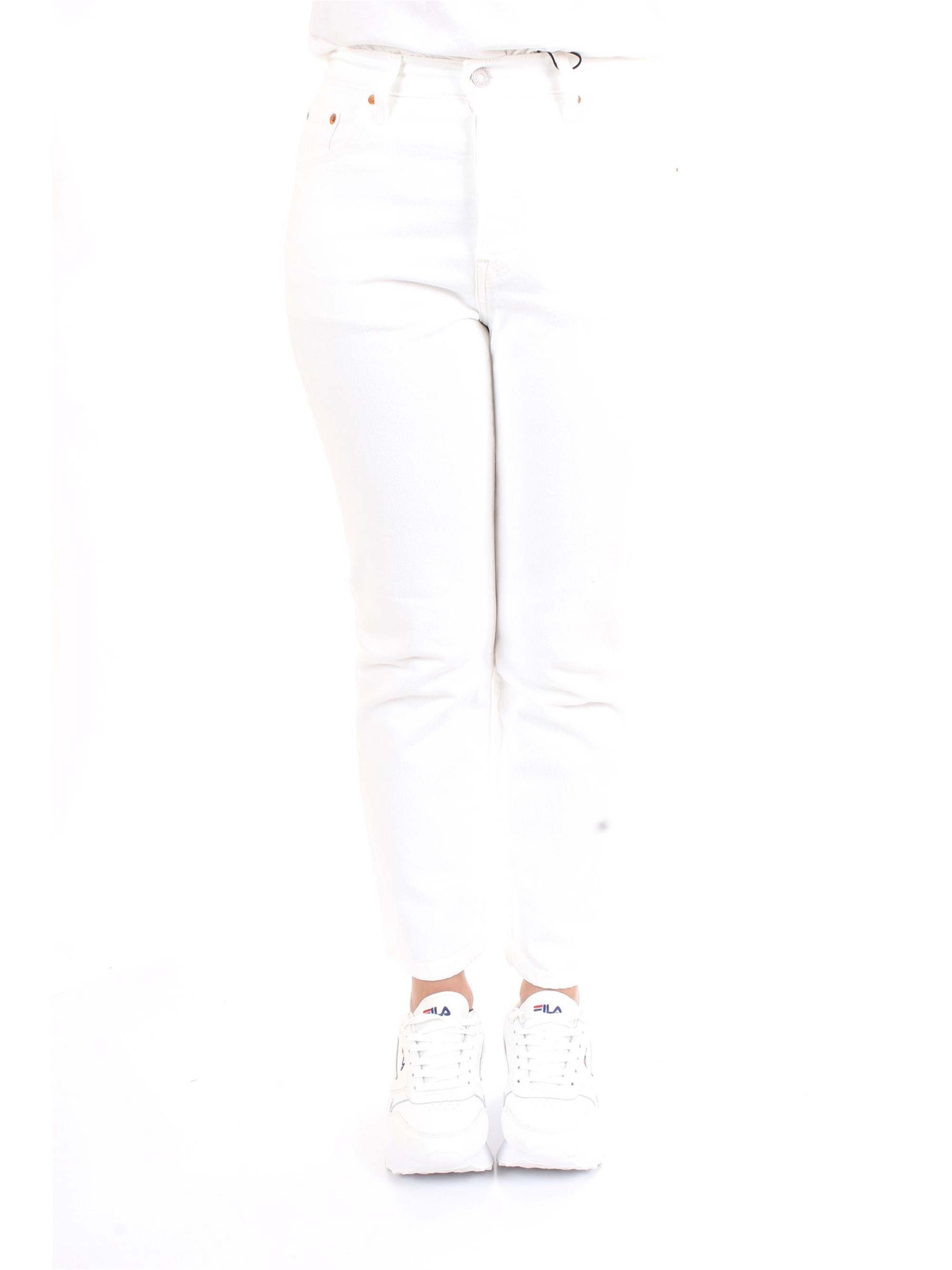 LEVI'S 36200 White Clothing Woman Jeans LEVI'S 36200 White Clothing Woman Jeans