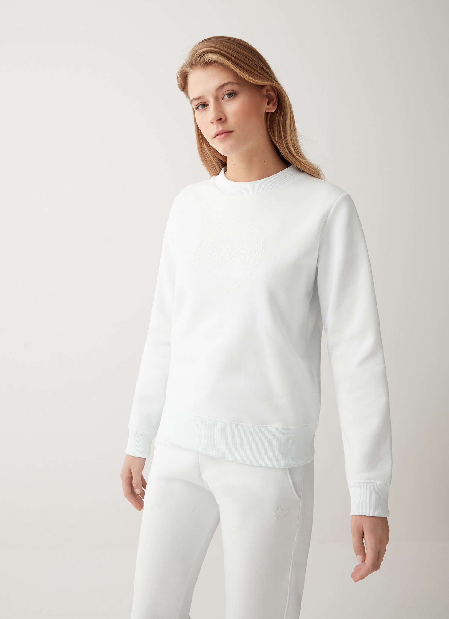 COLMAR ORIGINALS 9234 Bianco Abbigliamento Donna Felpa COLMAR ORIGINALS 9234 Bianco Abbigliamento Donna Felpa
