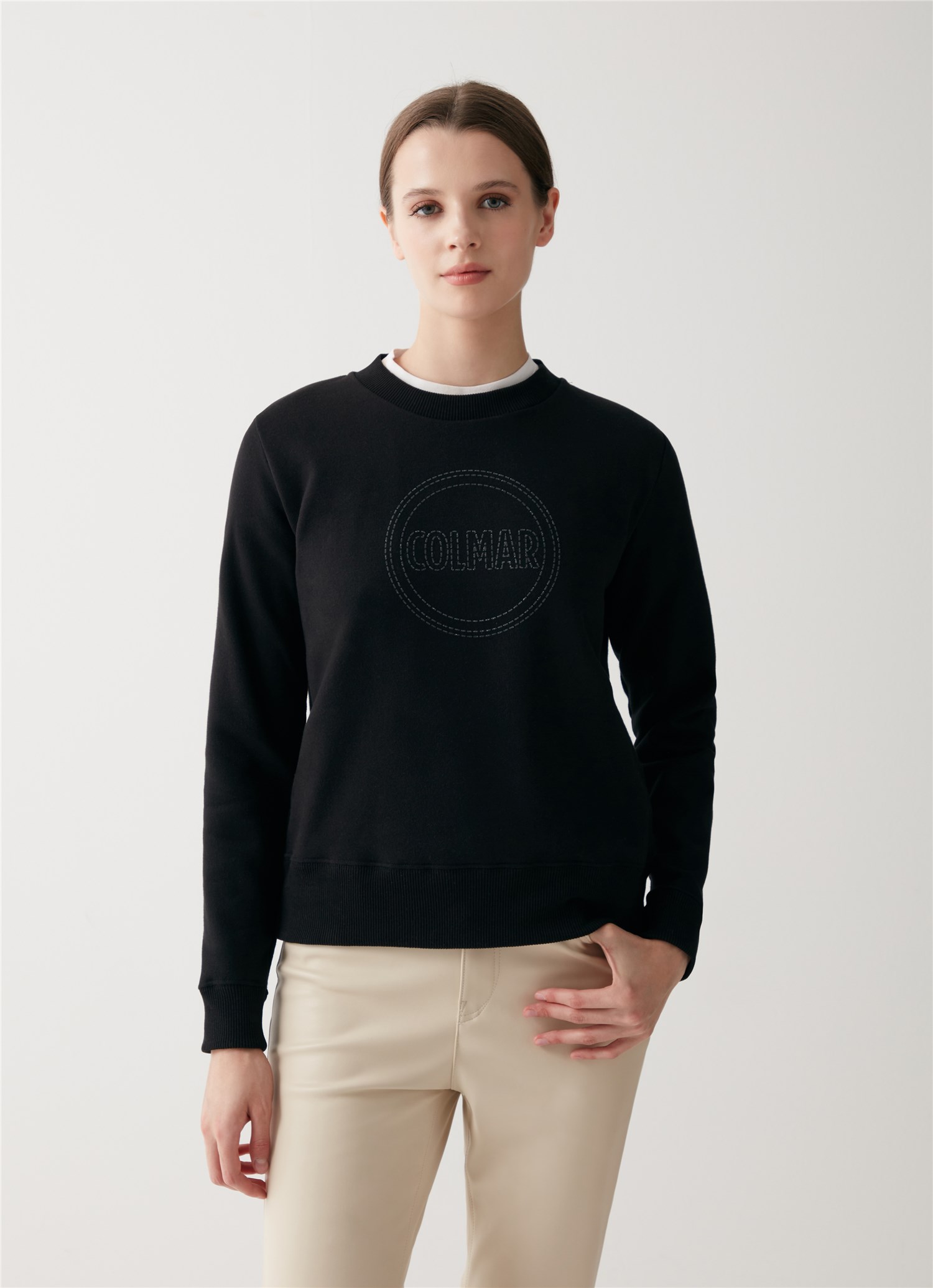 COLMAR ORIGINALS 9234 Nero Abbigliamento Donna Felpa COLMAR ORIGINALS 9234 Nero Abbigliamento Donna Felpa