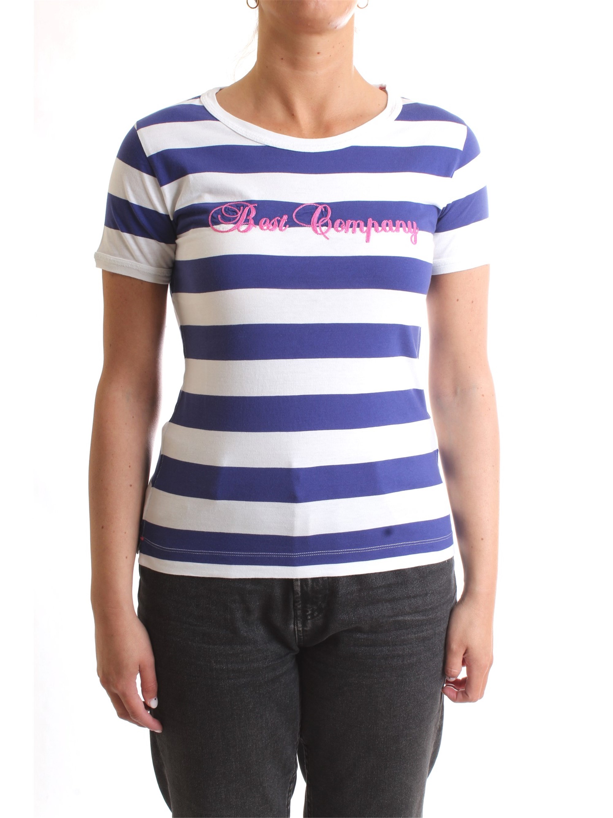 BEST COMPANY 592524 White Clothing Woman T-Shirt/Polo BEST COMPANY 592524 White Clothing Woman T-Shirt/Polo