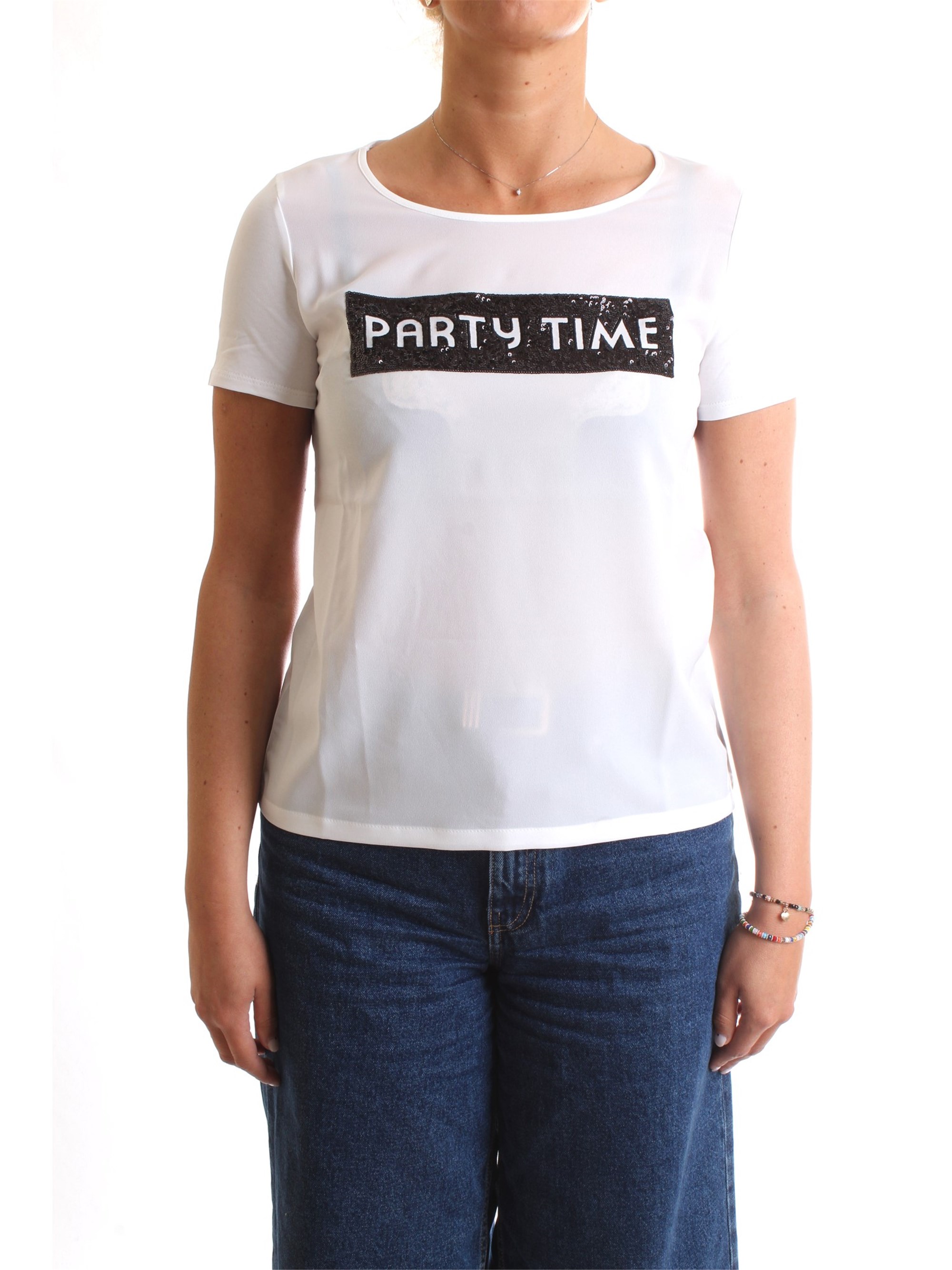PENNYBLACK 19710119 Bianco Abbigliamento Donna T-Shirt PENNYBLACK 19710119 Bianco Abbigliamento Donna T-Shirt