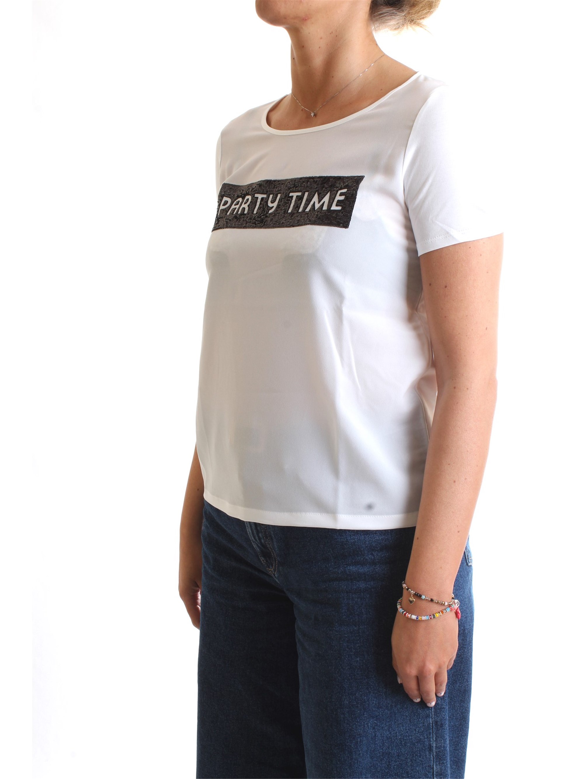 PENNYBLACK 19710119 Bianco Abbigliamento Donna T-Shirt PENNYBLACK 19710119 Bianco Abbigliamento Donna T-Shirt